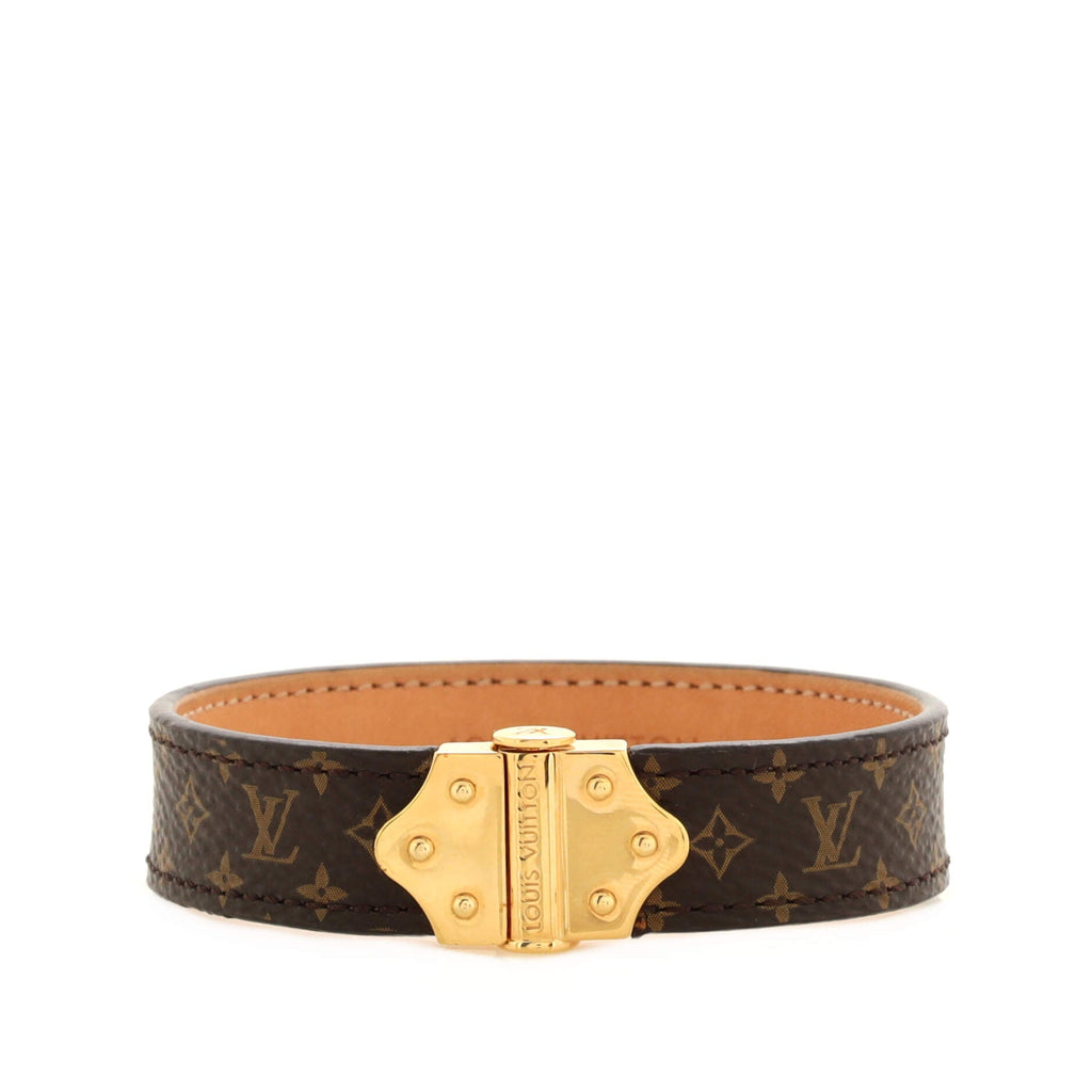 Nano Monogram Bracelet Monogram Canvas and Metal