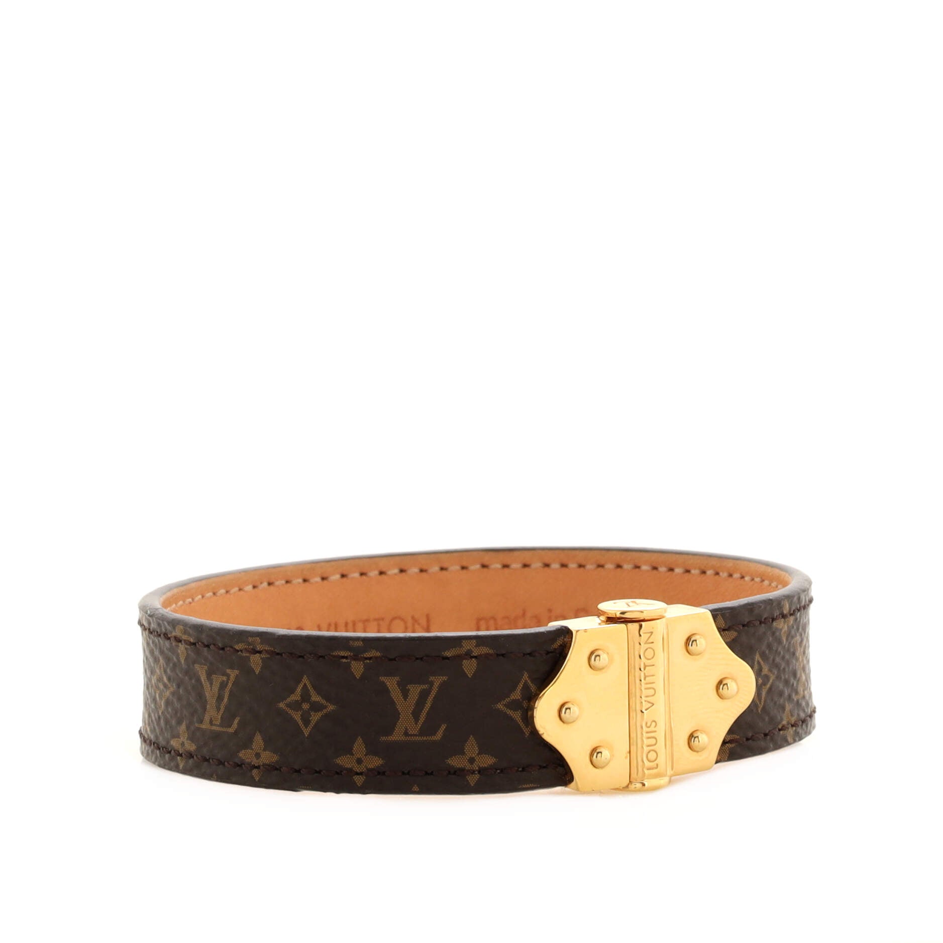 Nano Monogram Bracelet Monogram Canvas and Metal