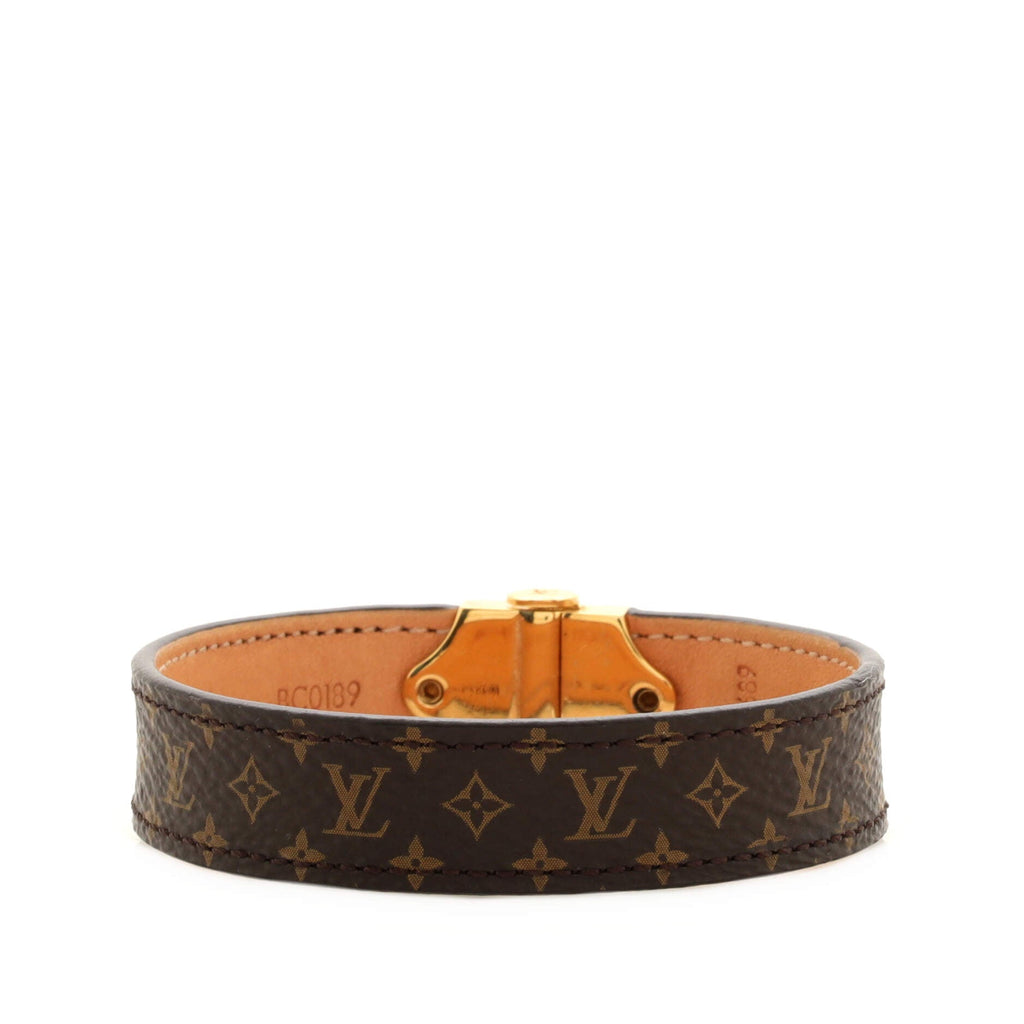 Nano Monogram Bracelet Monogram Canvas and Metal
