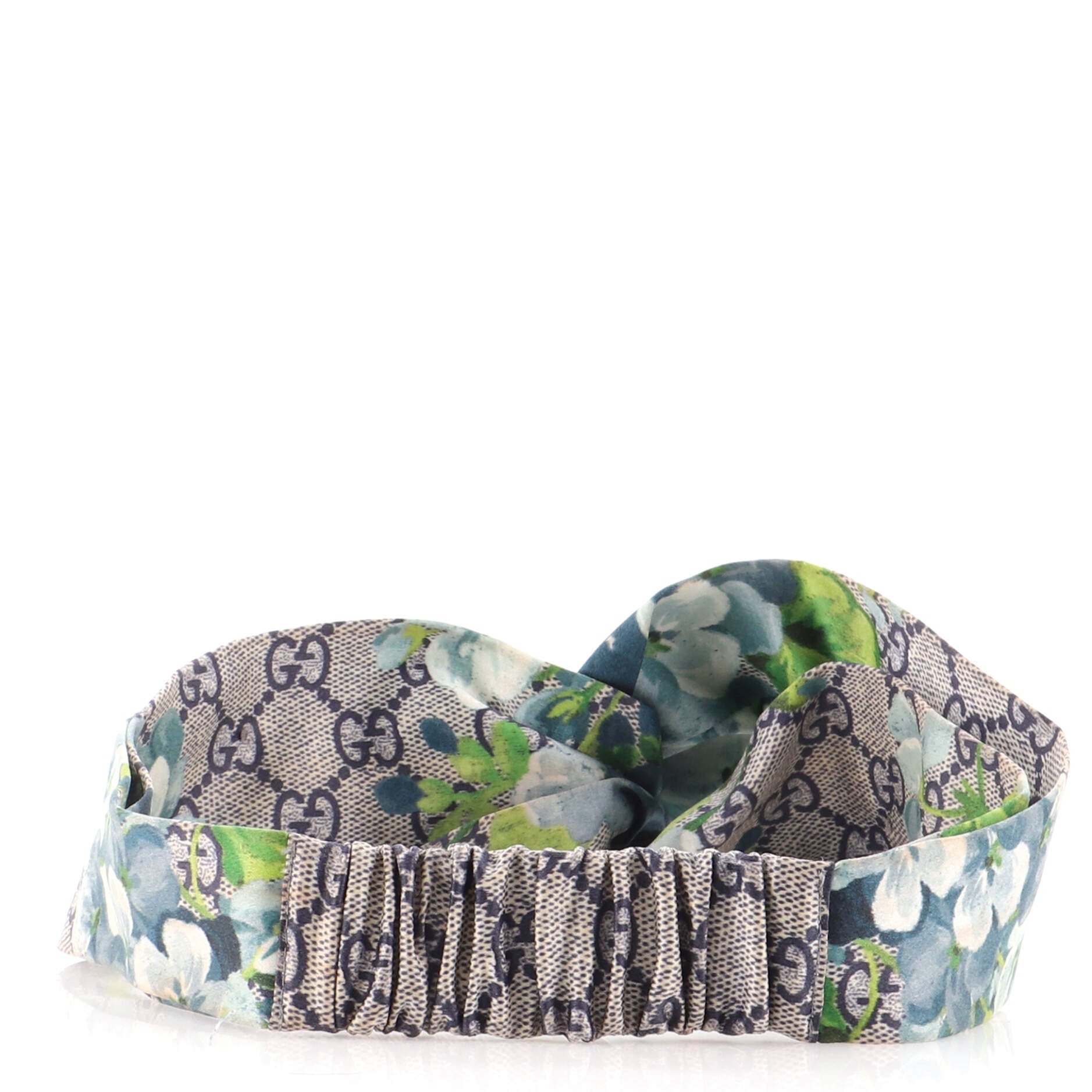Headband Blooms Print GG Silk