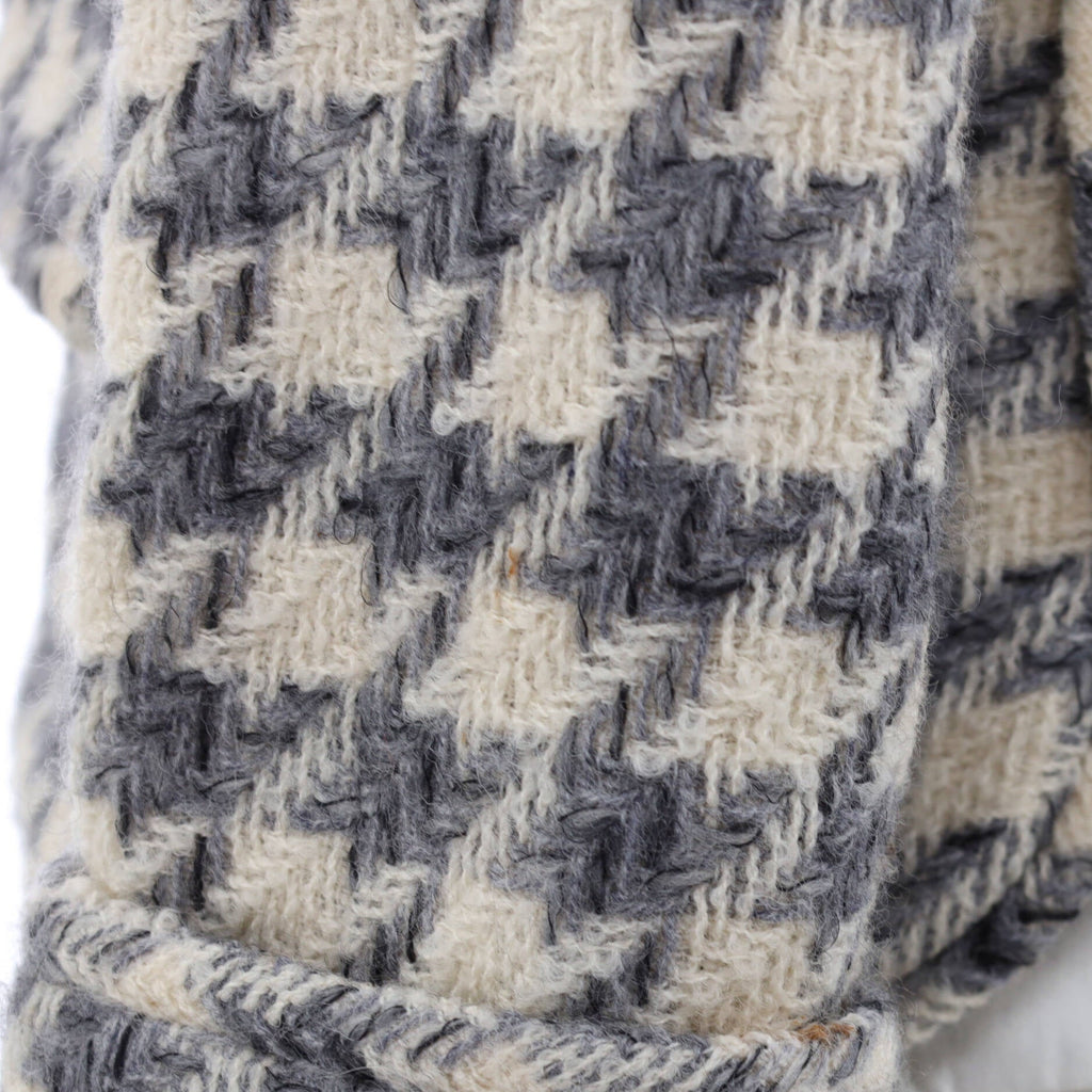 Women's Vintage Houndstooth Jacket Tweed