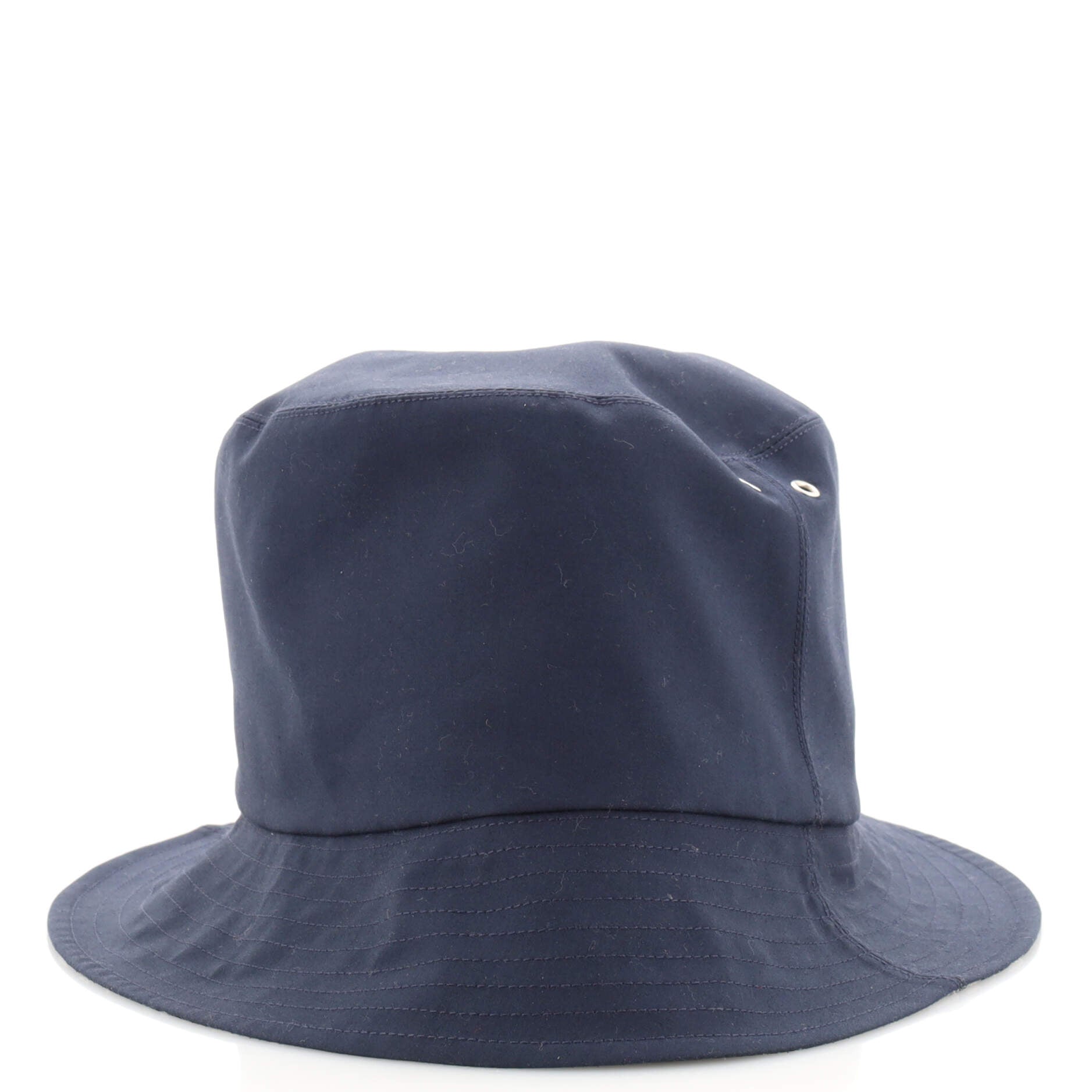 Teddy D Reversible Bucket Hat Cotton and Oblique Canvas
