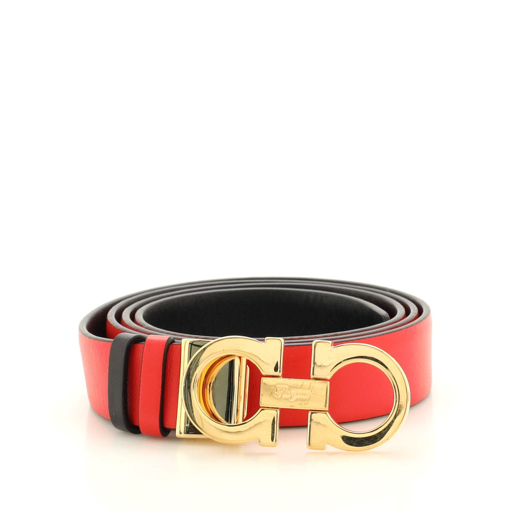 Gancini Belt Leather Thin 90