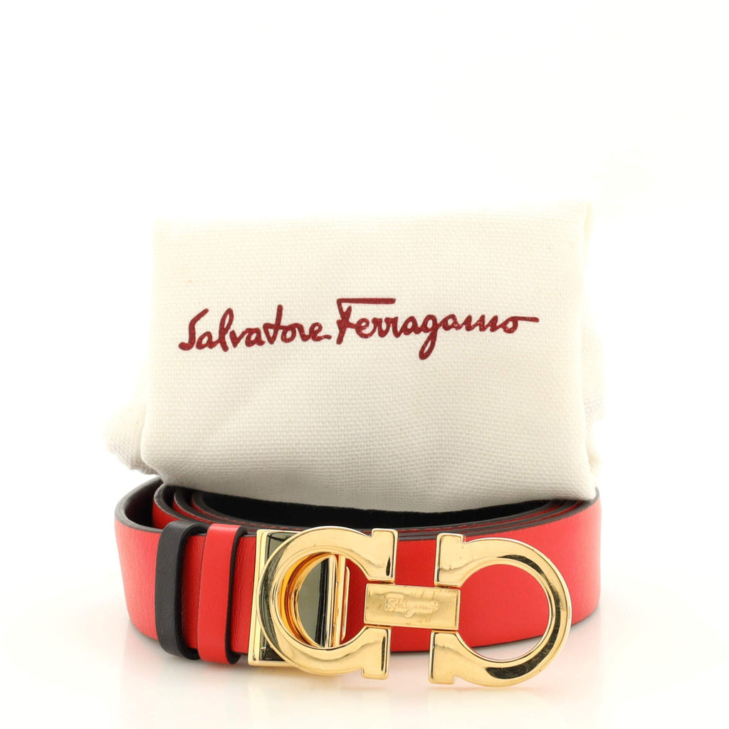 Gancini Belt Leather Thin 90