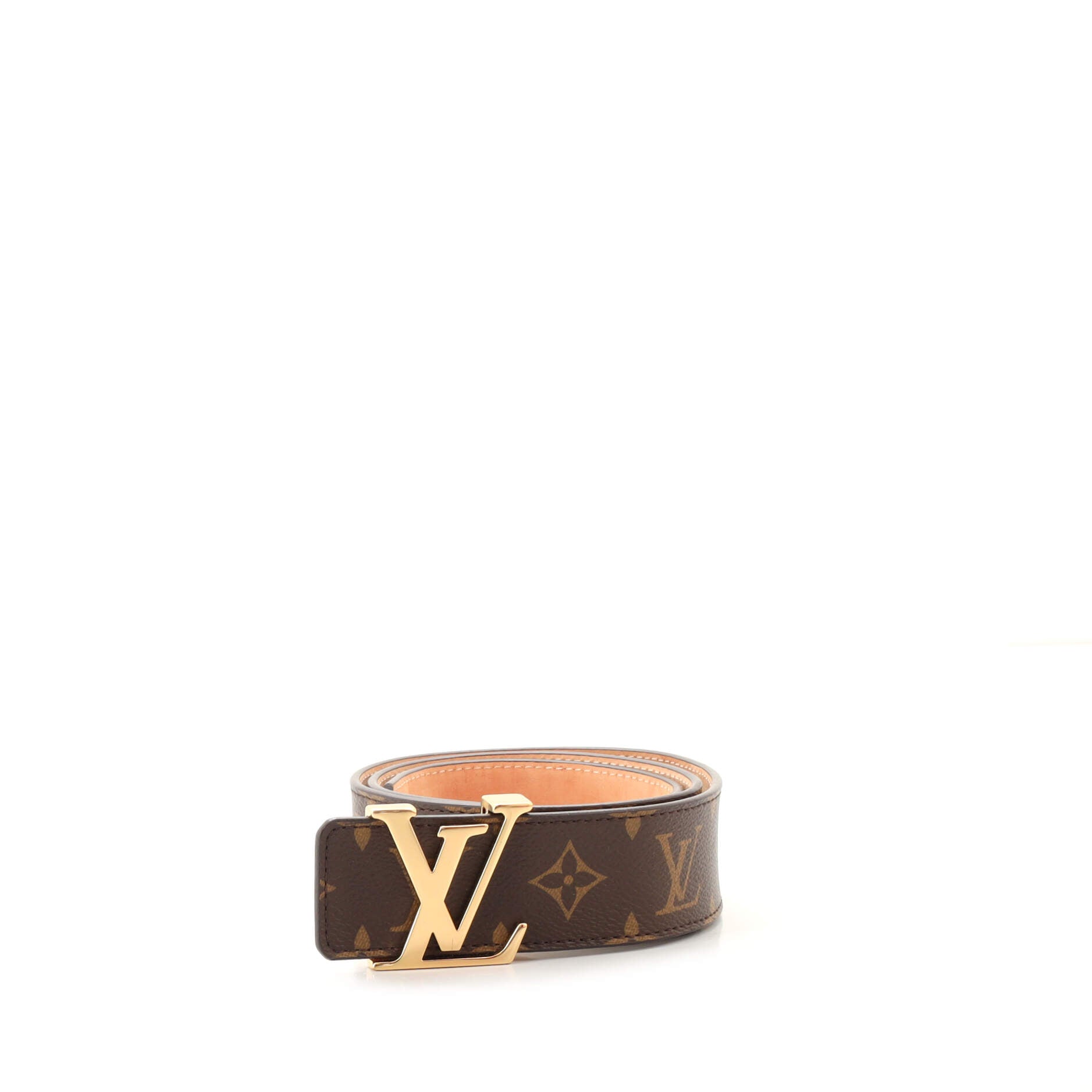 LV Initiales Belt Monogram Canvas Wide 80
