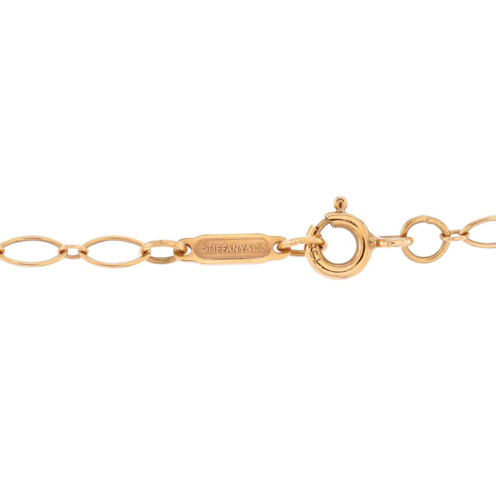 Atlas Key Pendant Necklace 18K Rose Gold and Diamonds