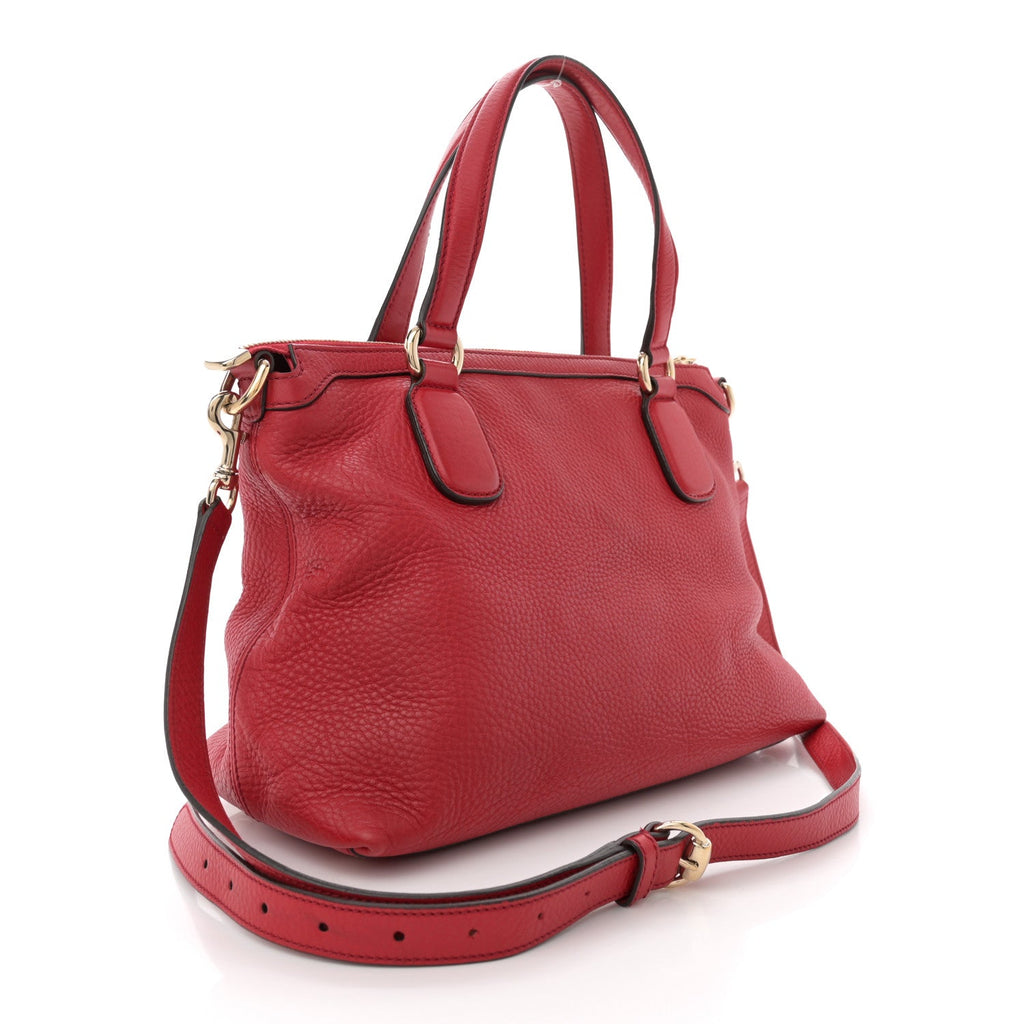 Cellarius Calfskin Small Soho Top Handle Satchel Tobasco