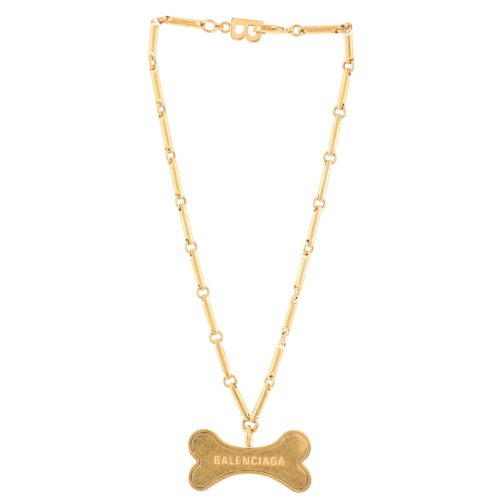 Pet Bone Necklace Metal