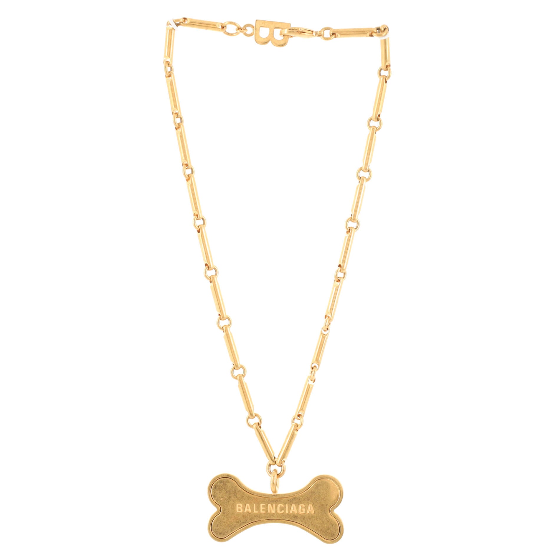 Pet Bone Necklace Metal
