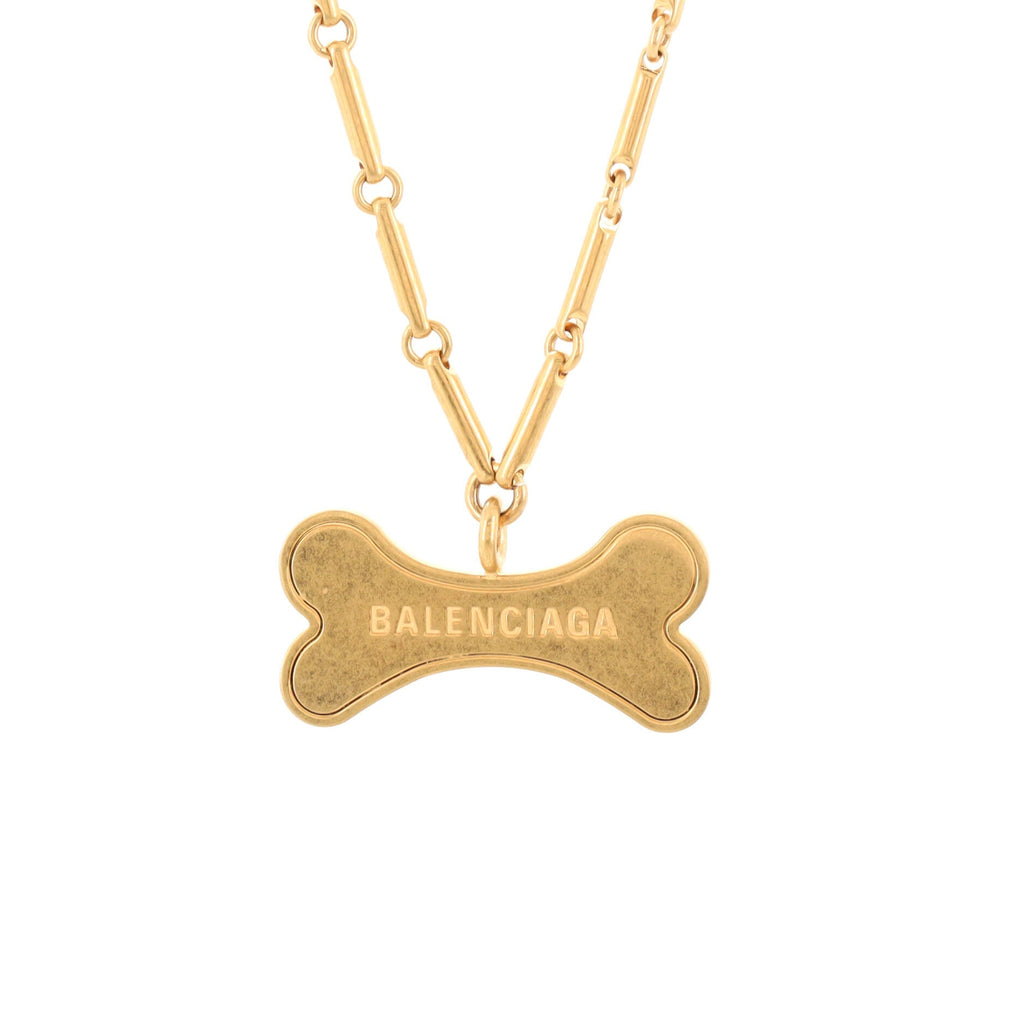 Pet Bone Necklace Metal