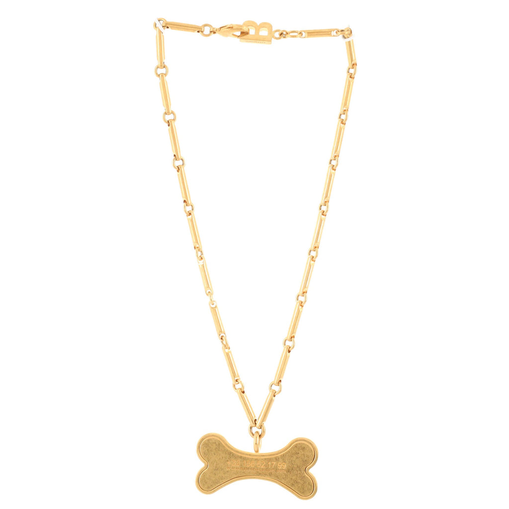 Pet Bone Necklace Metal