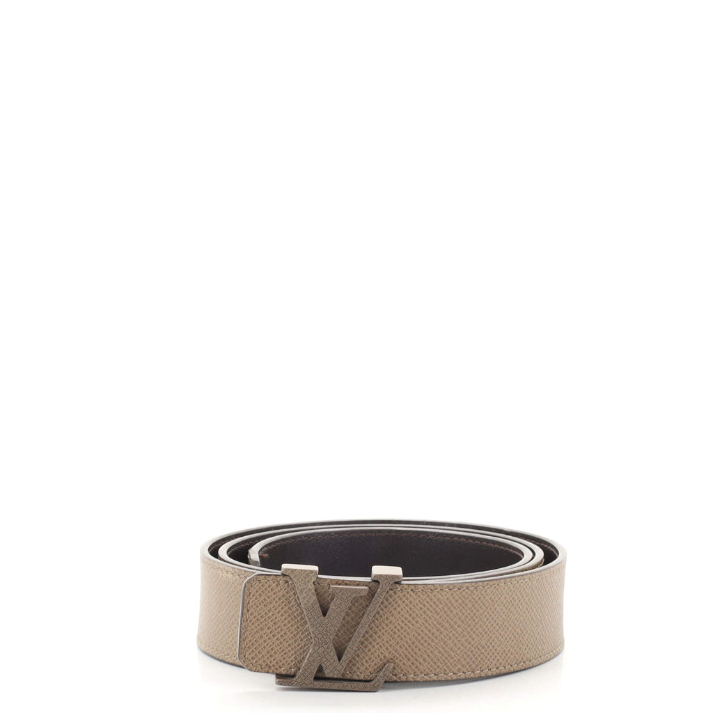 LV Initiales Reversible Belt Taiga Leather Medium 90