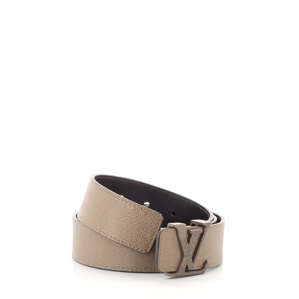 LV Initiales Reversible Belt Taiga Leather Medium 90