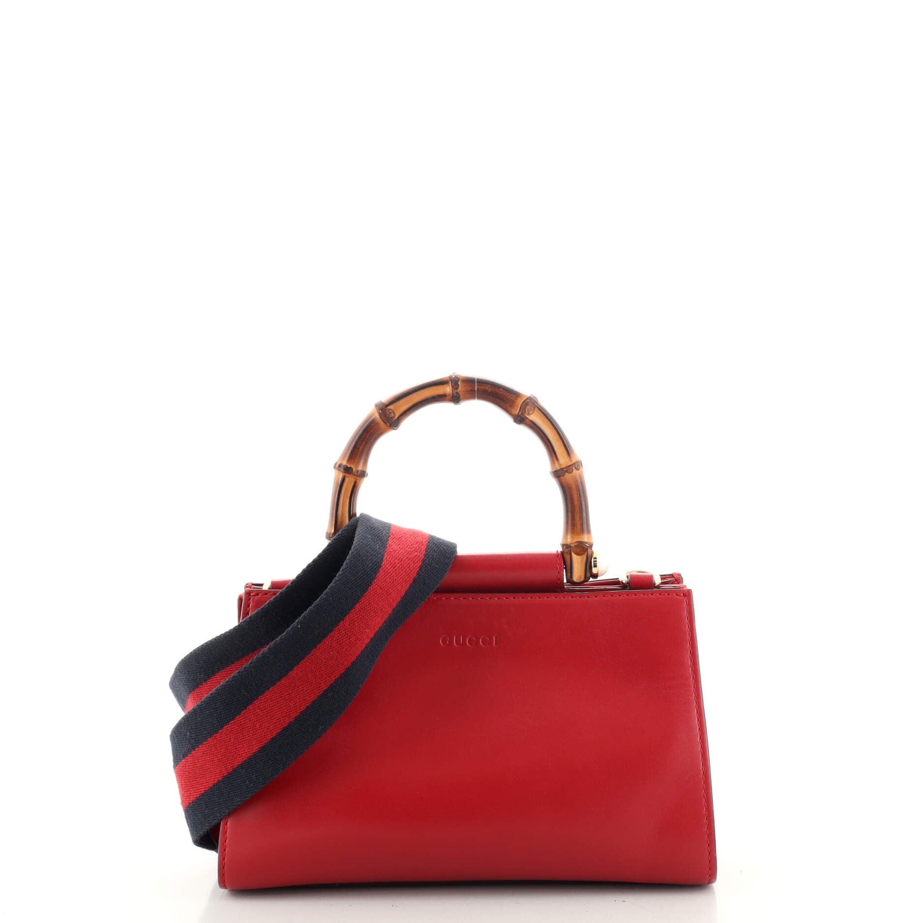 Nymphaea Top Handle Bag Leather Mini