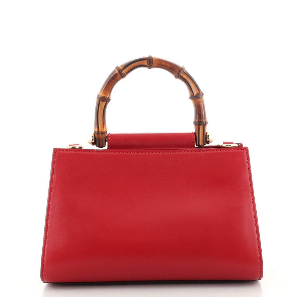 Nymphaea Top Handle Bag Leather Mini