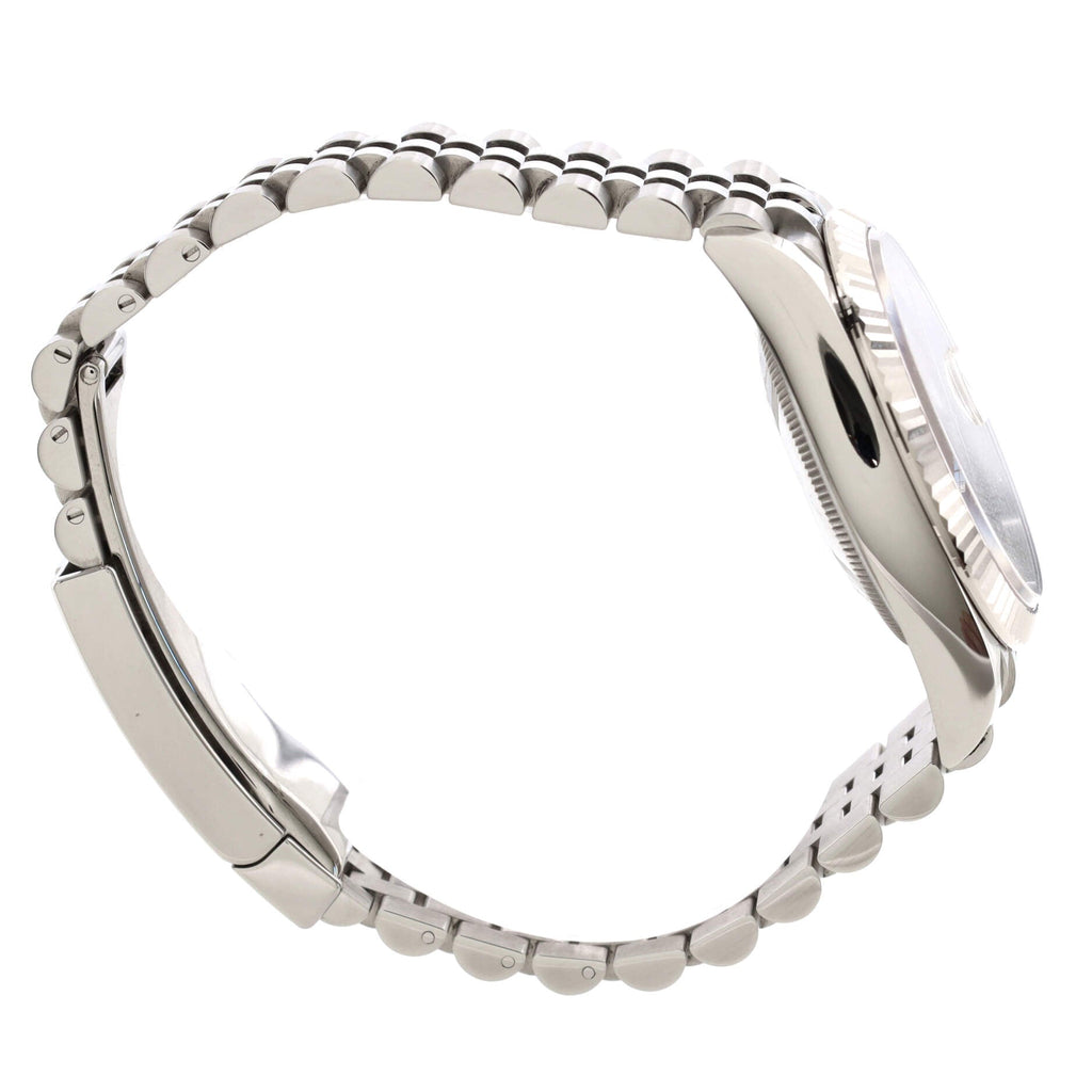 Oyster Perpetual Datejust Automatic Watch Stainless Steel and White Gold with Diamond VI and IX Numerals 36