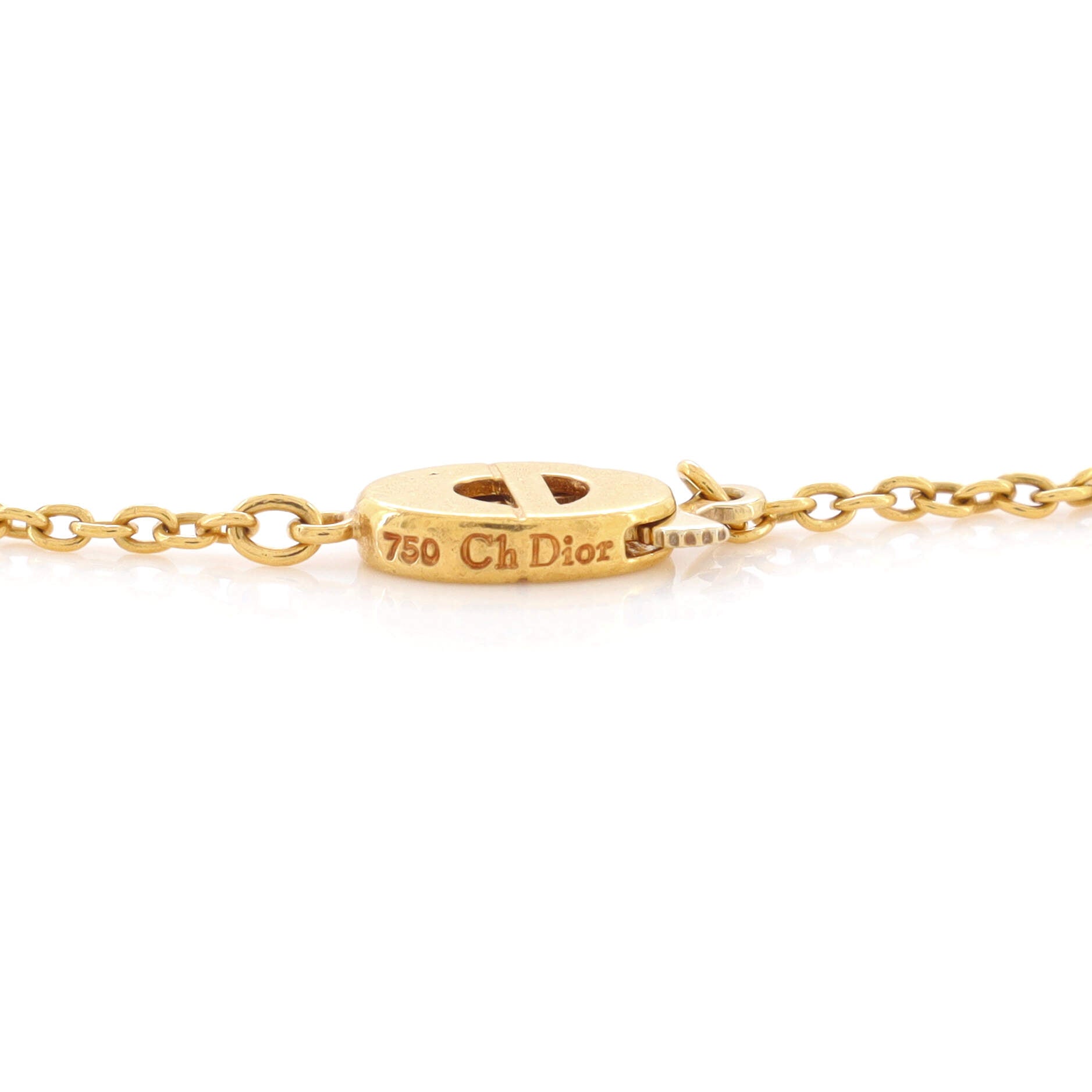 Roller Pendant Necklace 18K Yellow Gold with Diamonds