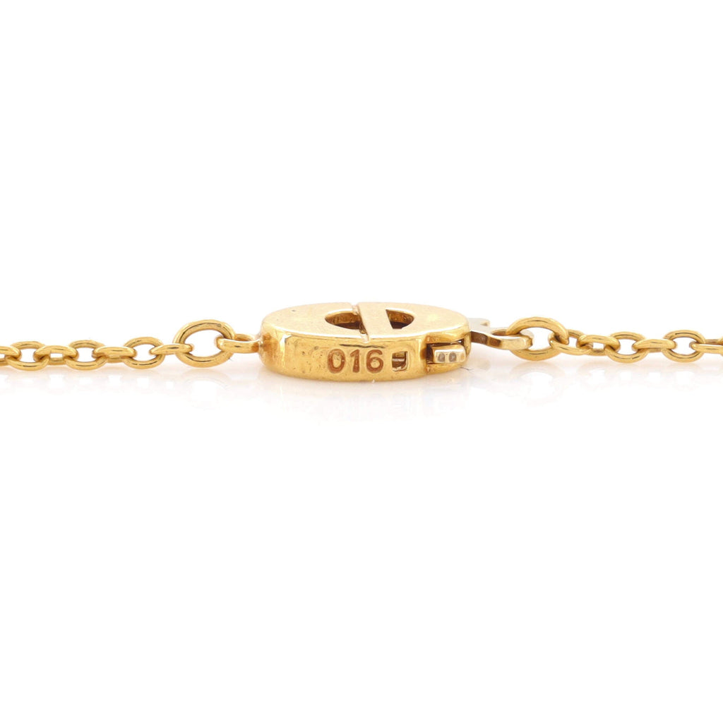 Roller Pendant Necklace 18K Yellow Gold with Diamonds