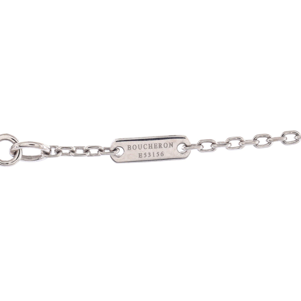 Cross Pendant Necklace 18K White Gold with Pink Sapphires