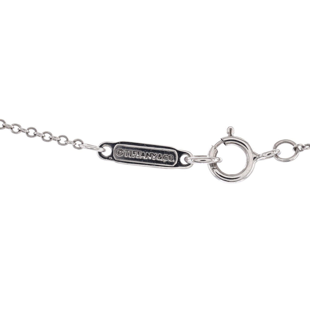 Bow Pendant Necklace 18K White Gold and Diamonds Mini