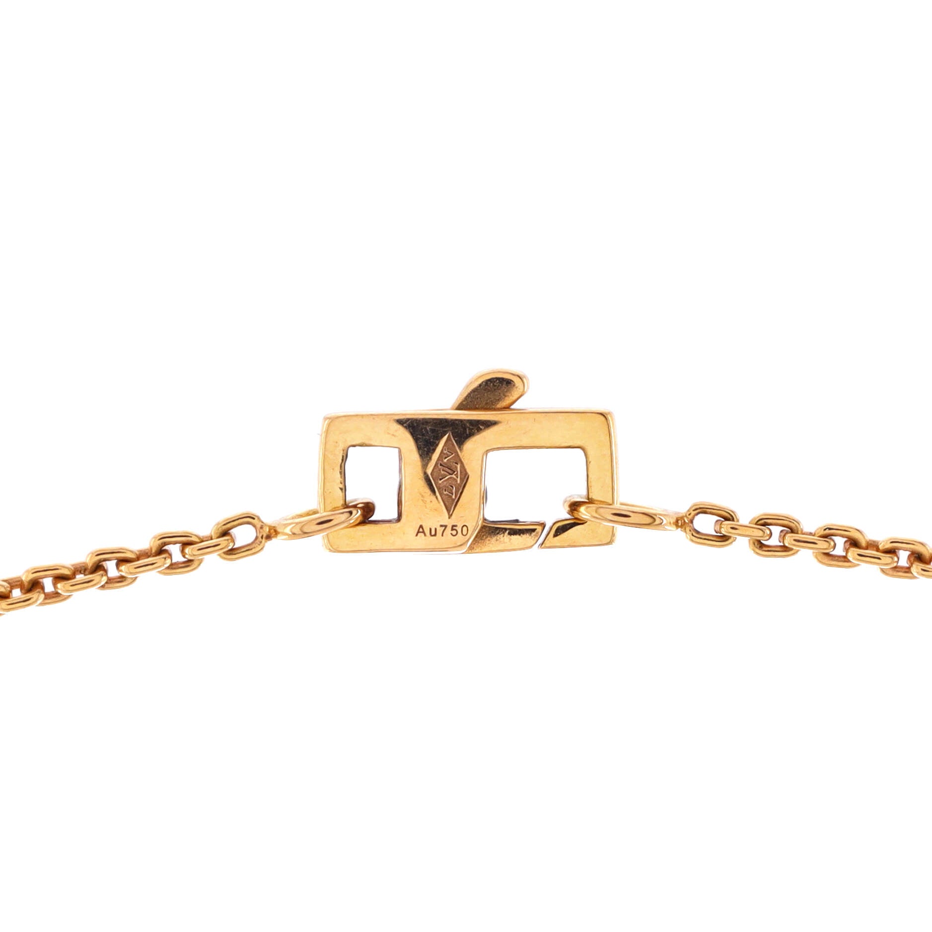 Monogram Idylle Necklace 18K Rose Gold with Diamond