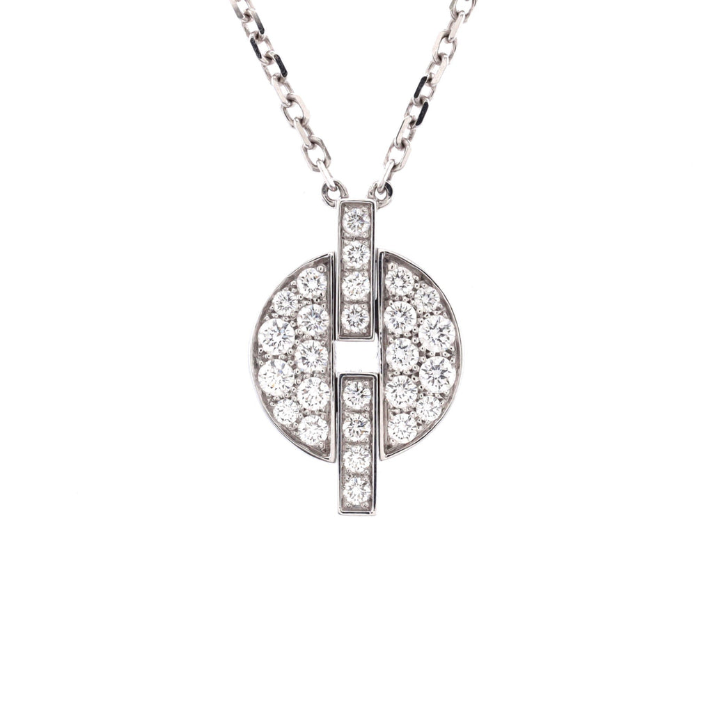 Himalia Pendant Necklace 18K White Gold and Diamonds