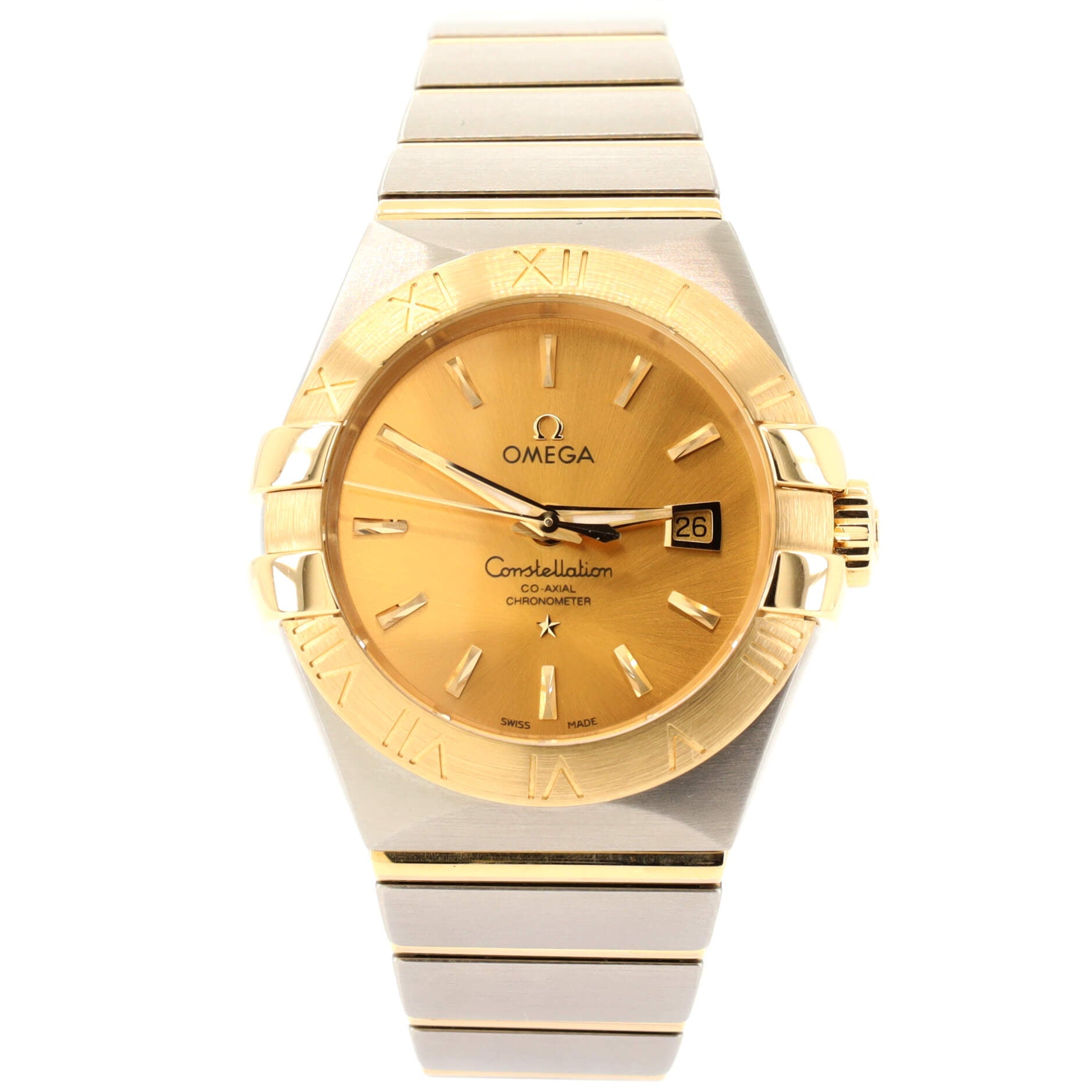 Constellation Chronometer Co-Axial Automatic Watch Stainless Steel and Yellow Gold 31