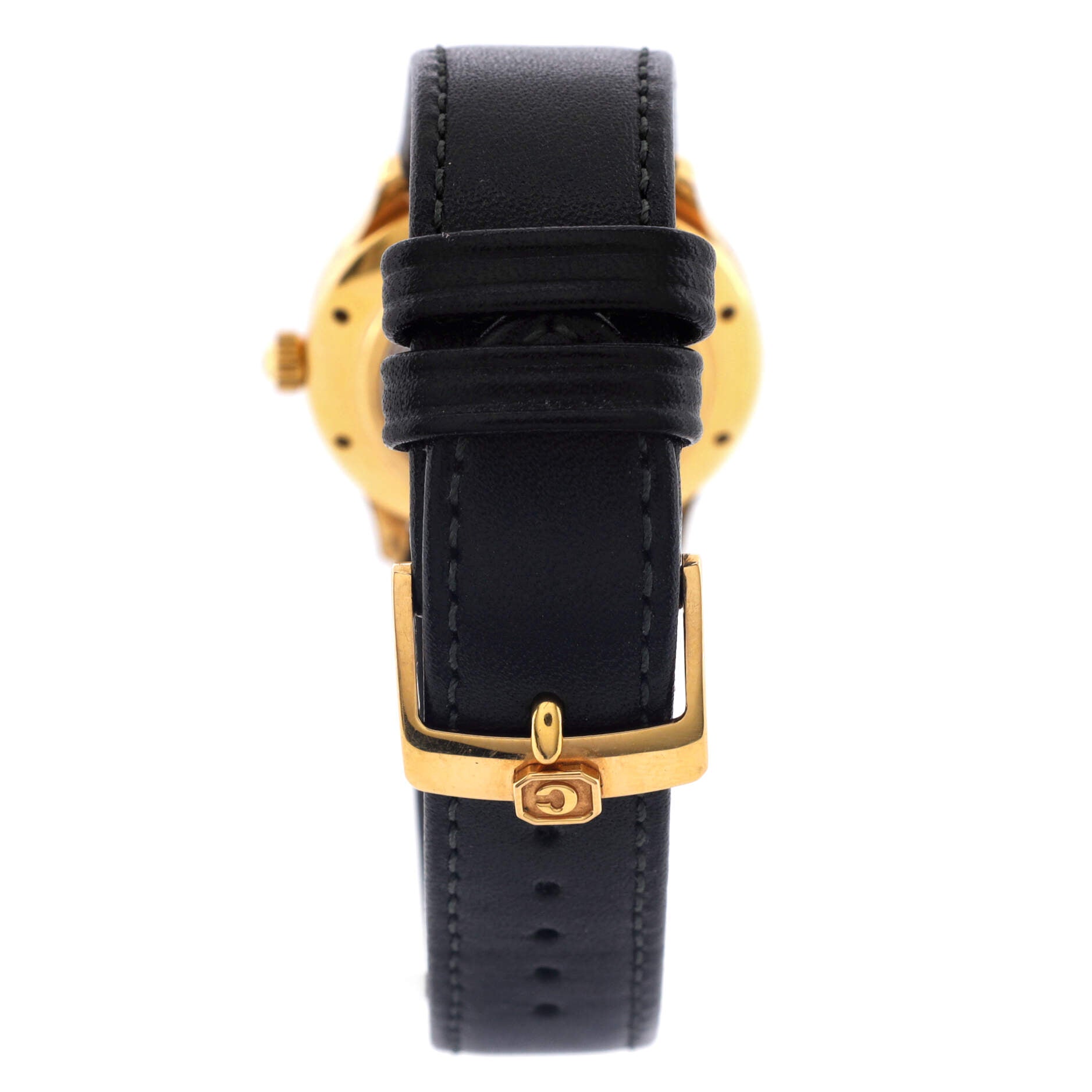 Classique Round Manual Watch Rose Gold and Leather 33