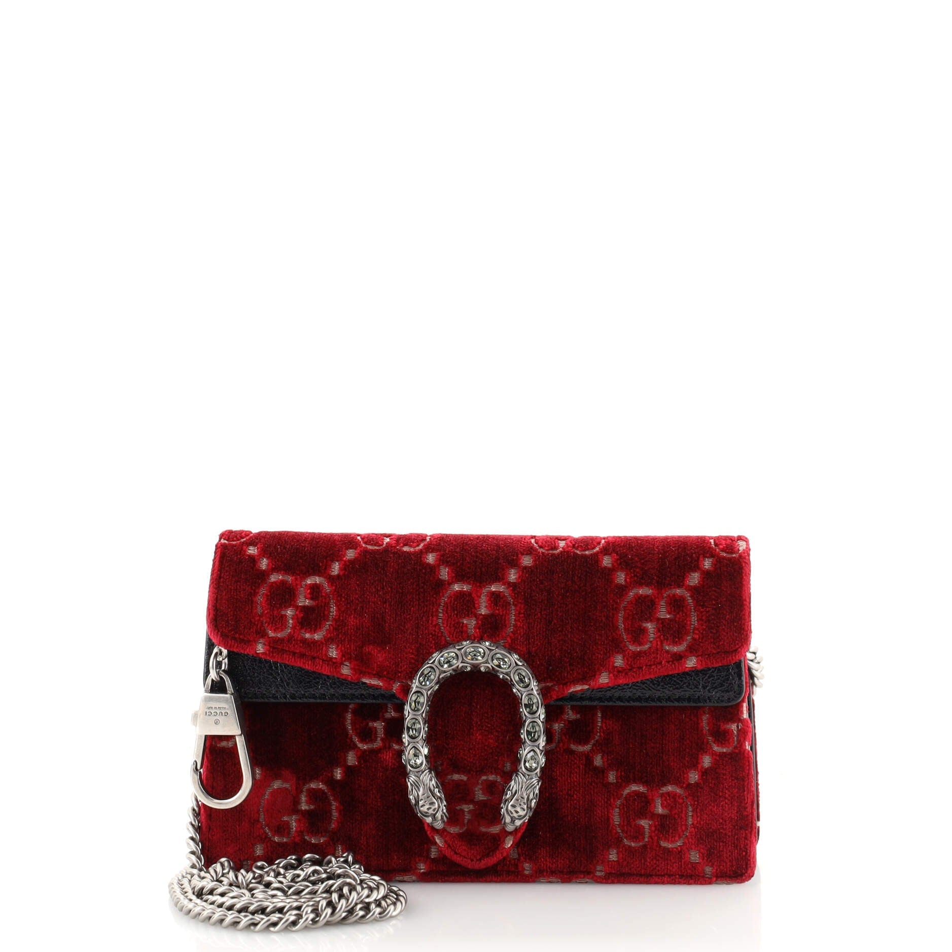 Dionysus Bag GG Velvet Super Mini