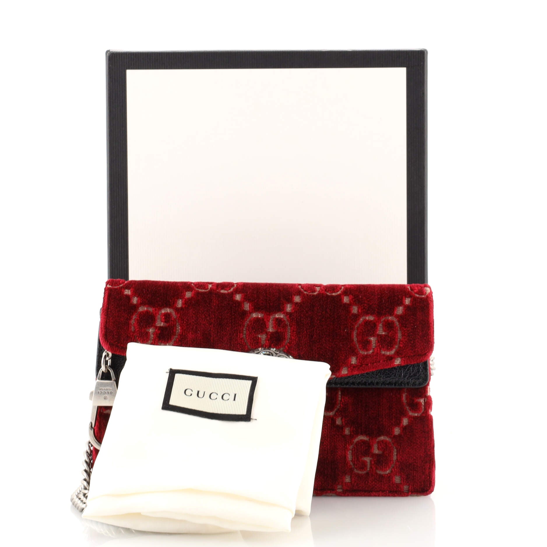 Dionysus Bag GG Velvet Super Mini
