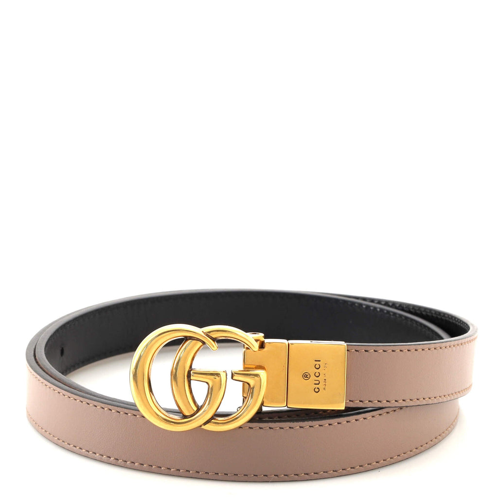GG Marmont Reversible Belt Leather Thin 85
