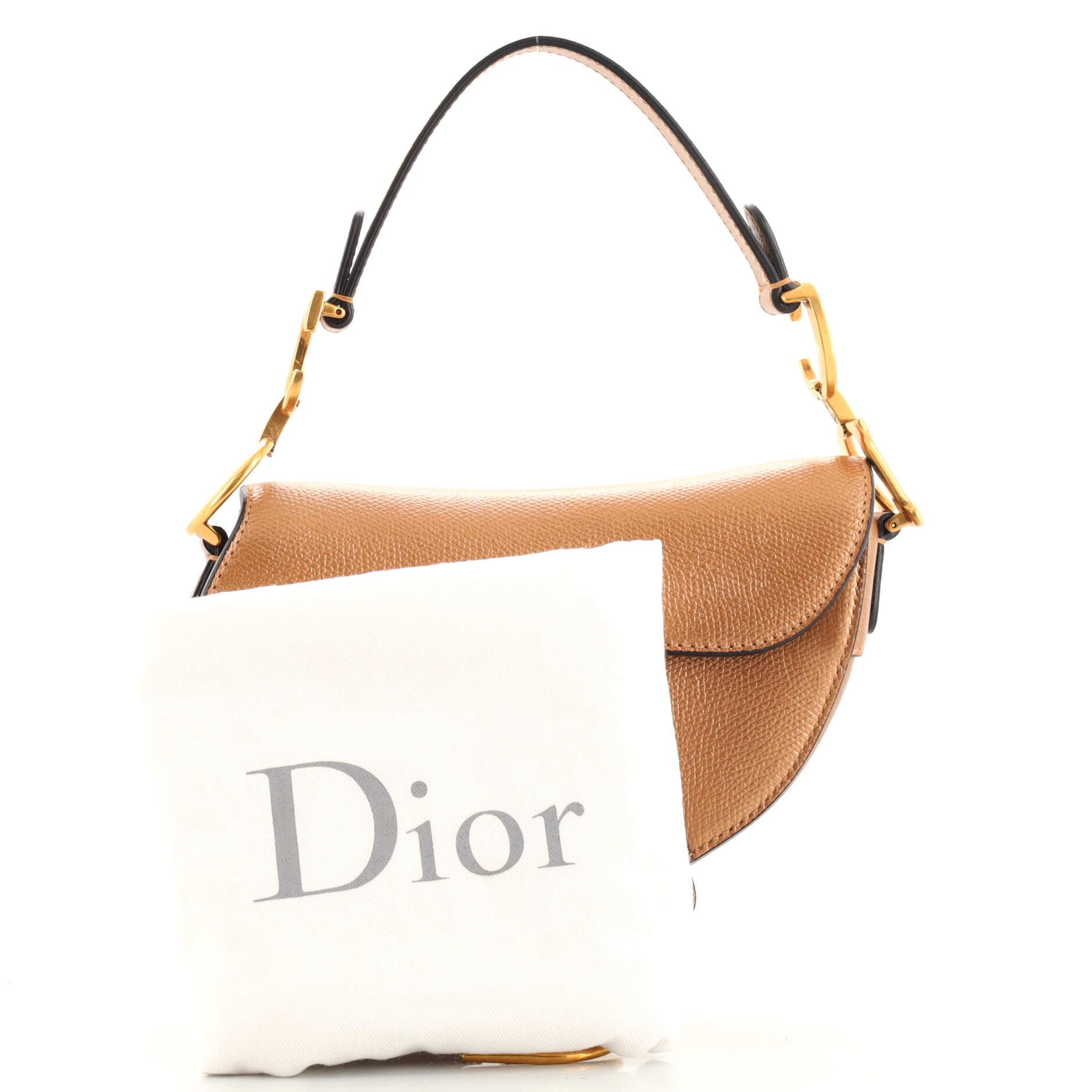 Saddle Handbag Leather Mini