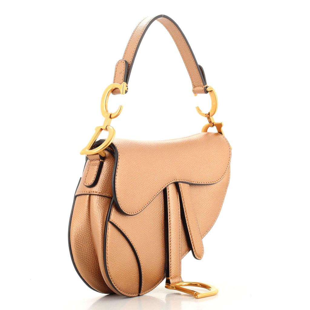 Saddle Handbag Leather Mini