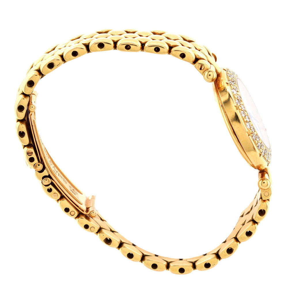 Classique Quartz Watch Yellow Gold with Diamond Bezel 24