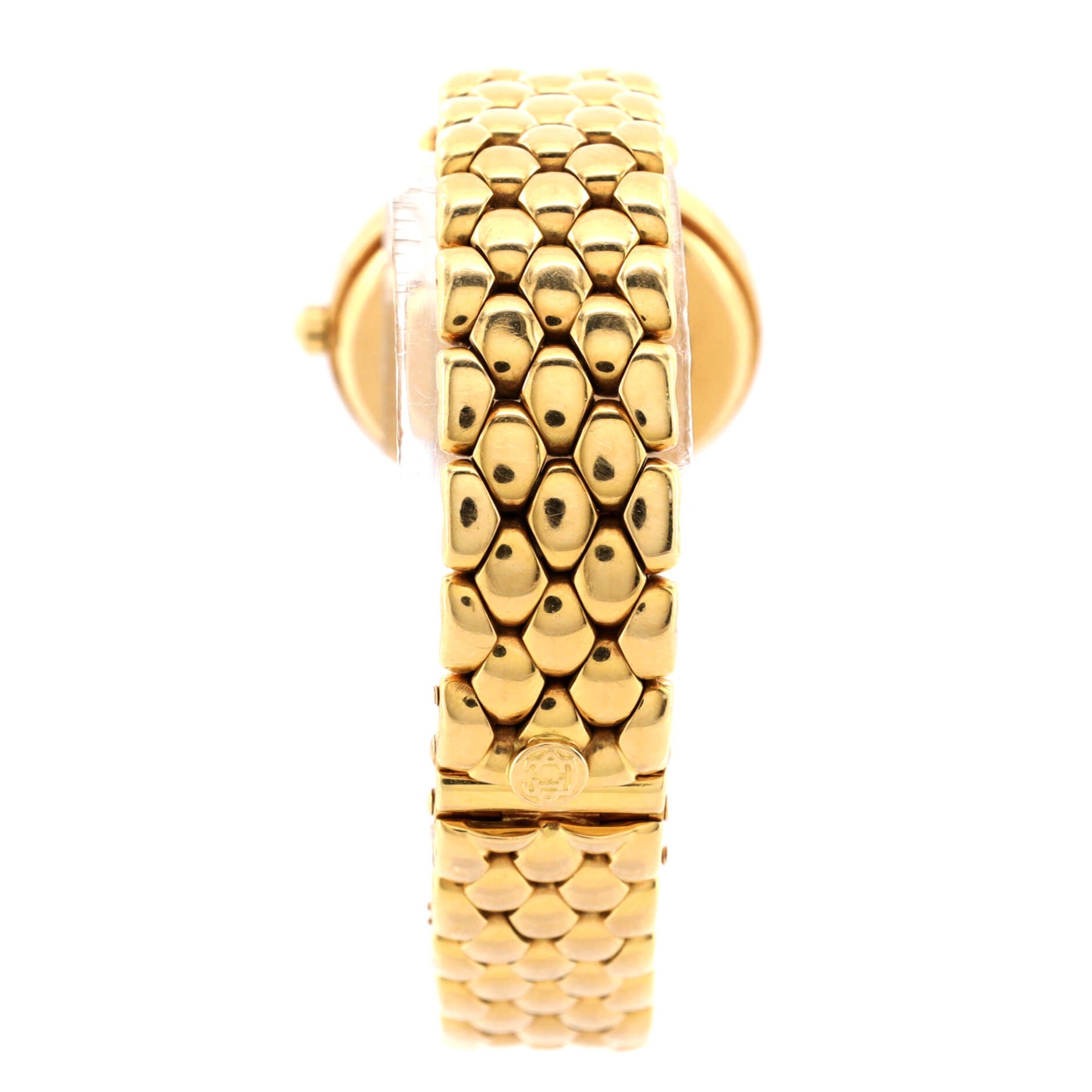 Classique Quartz Watch Yellow Gold with Diamond Bezel 24