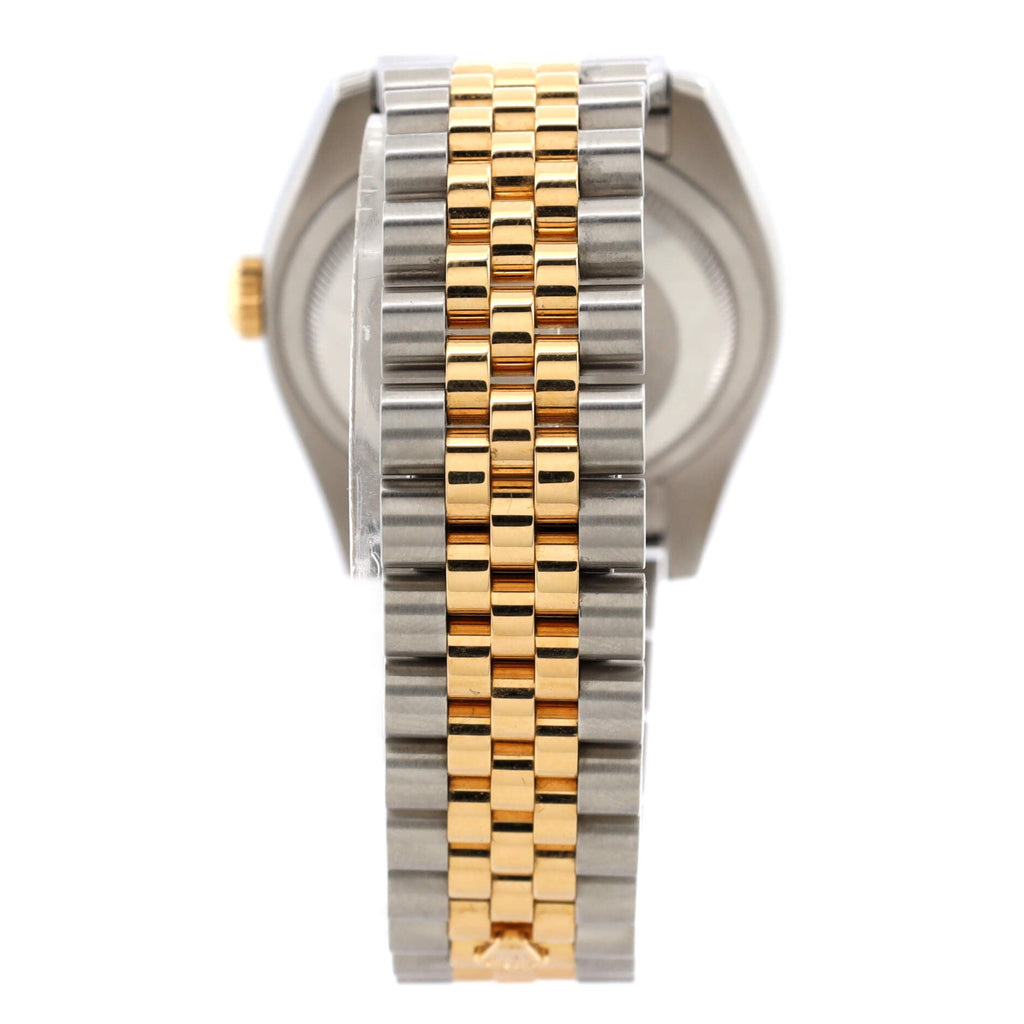 Oyster Perpetual Datejust Automatic Watch Stainless Steel and Yellow Gold with Diamond Markers 36