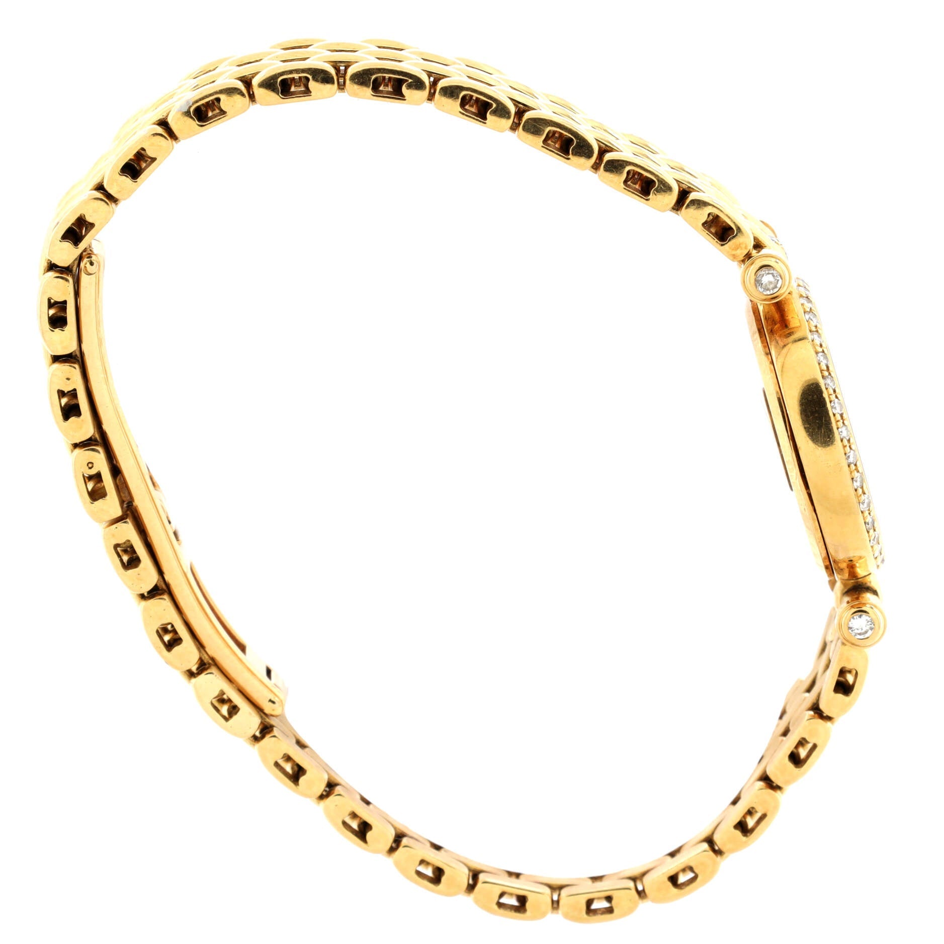 Classique Quartz Watch Yellow Gold with Diamond Bezel and Markers 20