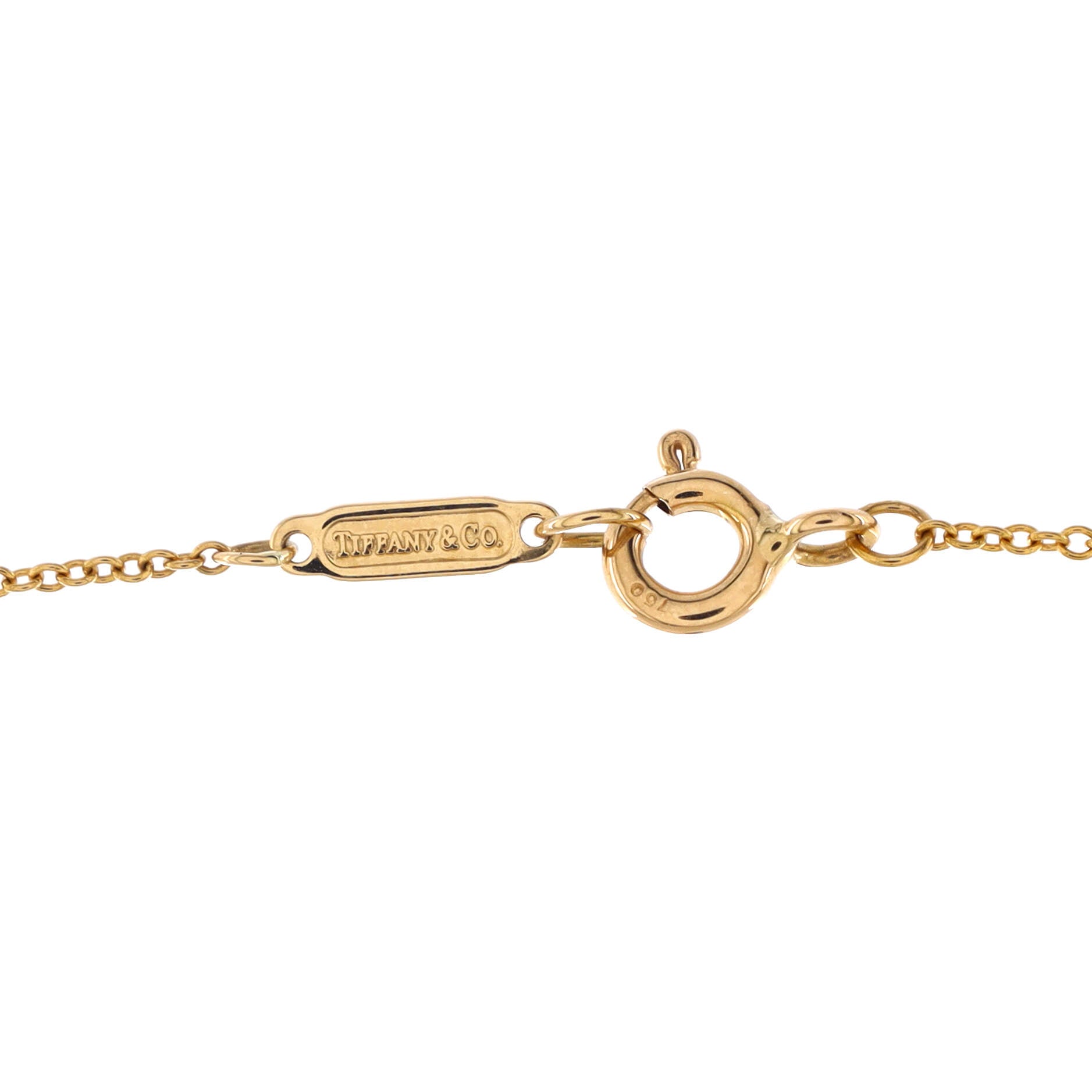 Vertical Bar Pendant Necklace 18K Yellow Gold