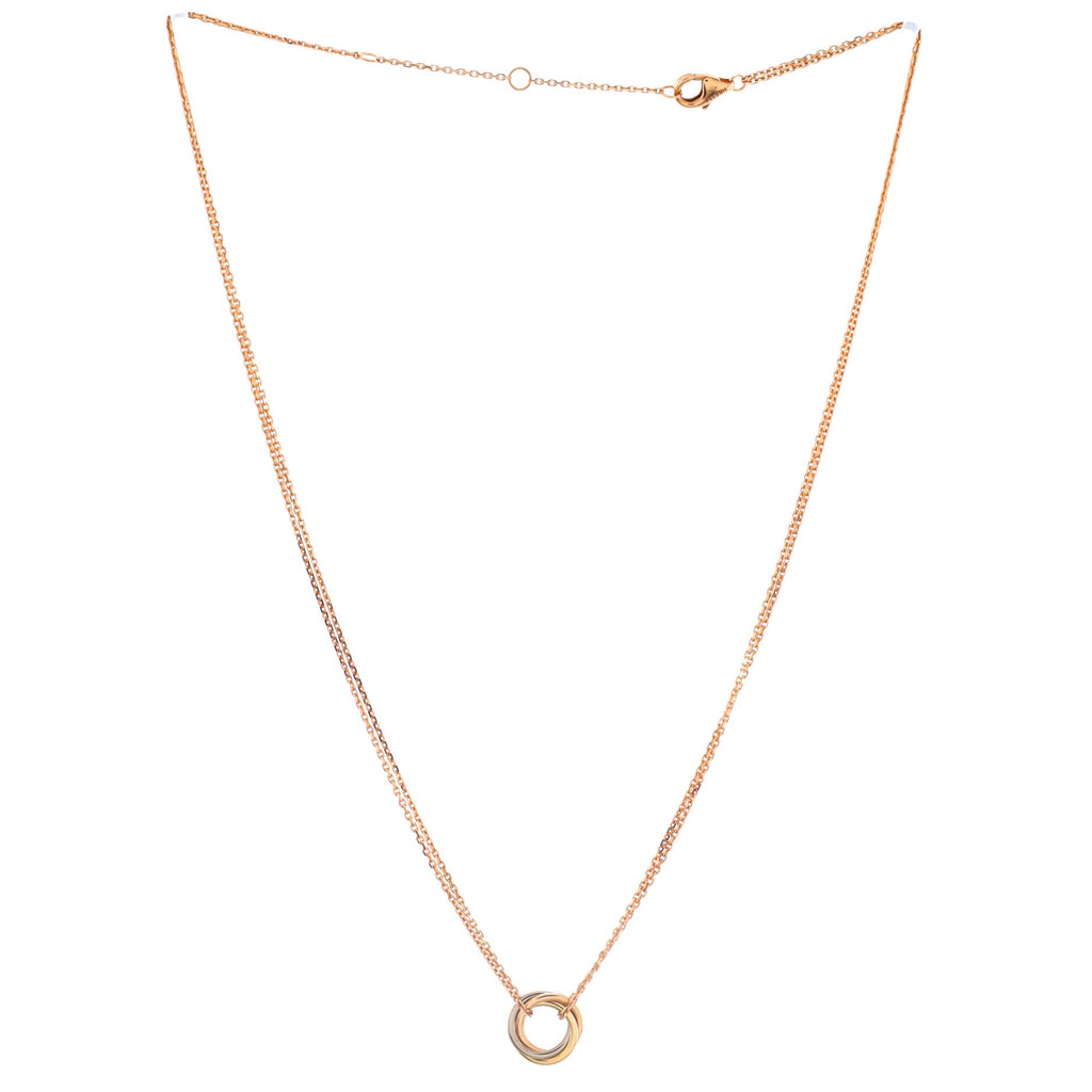 Trinity Choker Necklace 18K Tricolor Gold