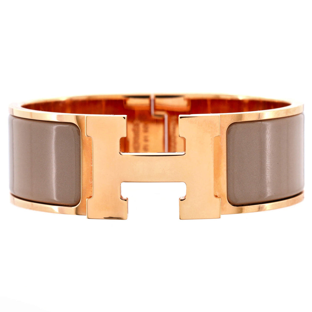 Clic H Bracelet Enamel Wide