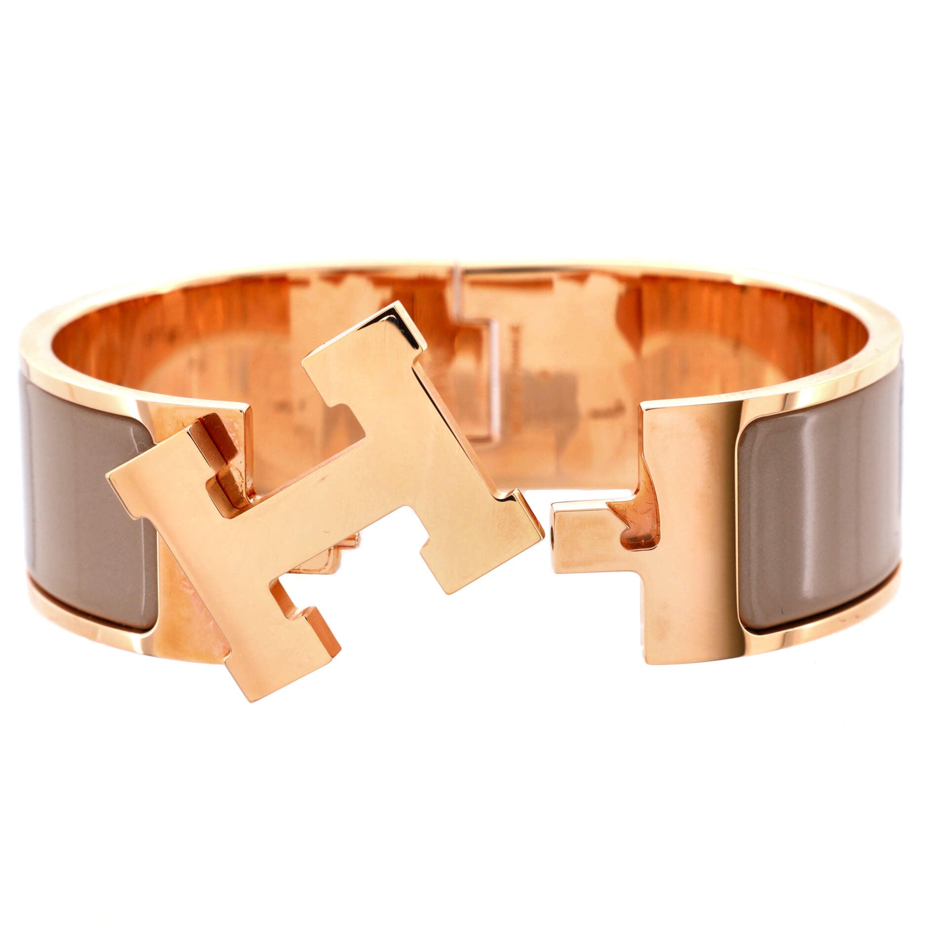 Clic H Bracelet Enamel Wide