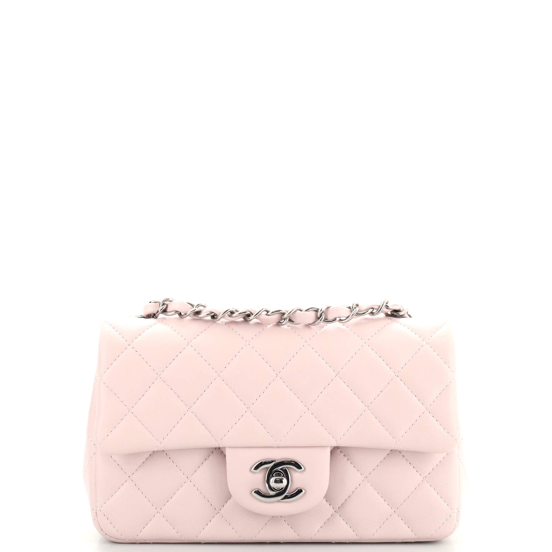 Classic Single Flap Bag Quilted Lambskin Mini