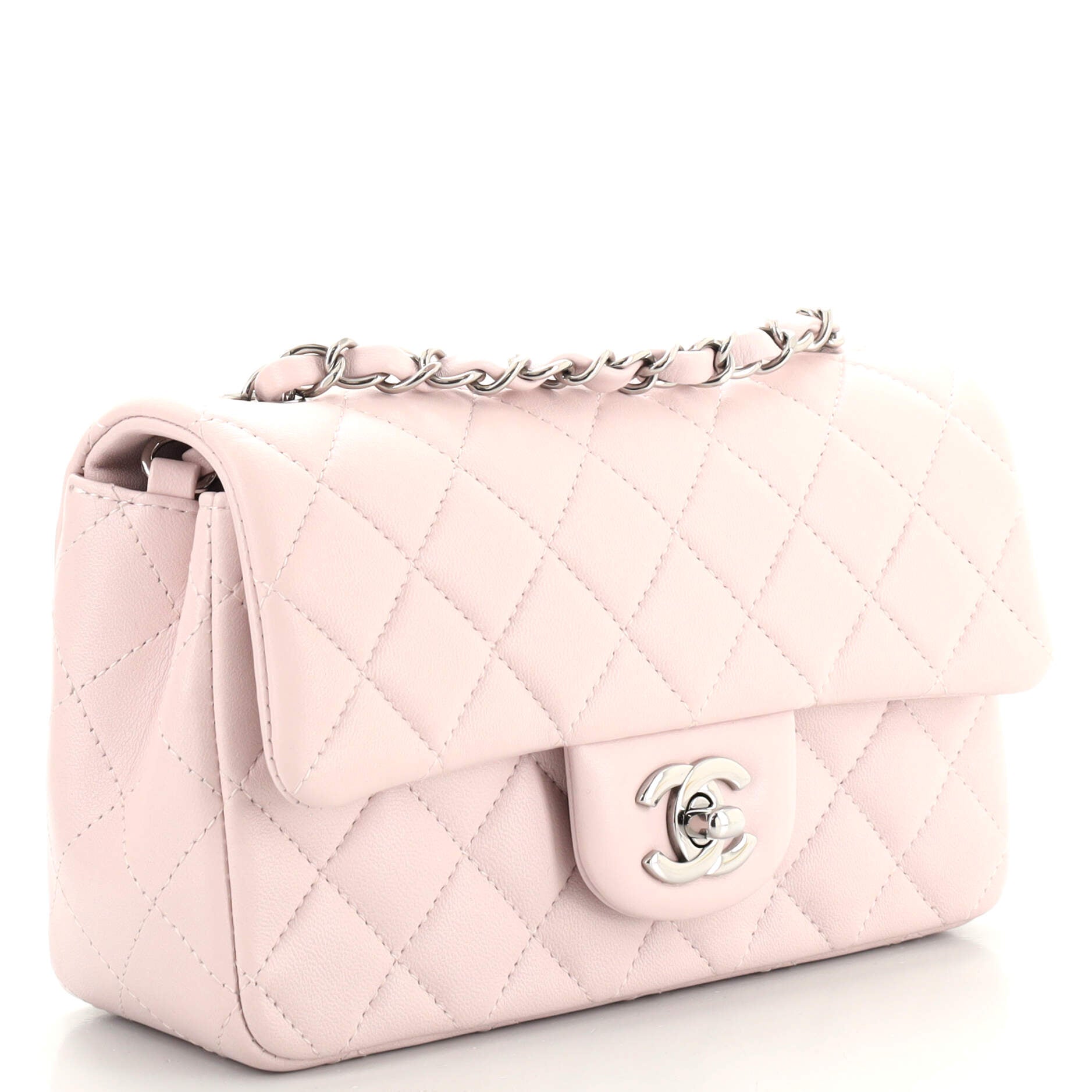 Classic Single Flap Bag Quilted Lambskin Mini