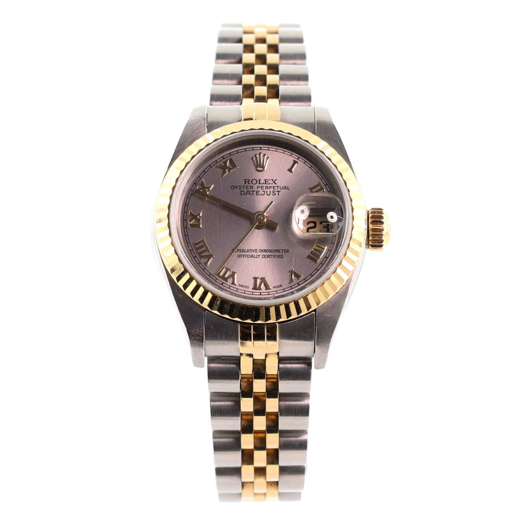 Oyster Perpetual Datejust Automatic Watch Stainless Steel and Yellow Gold 26