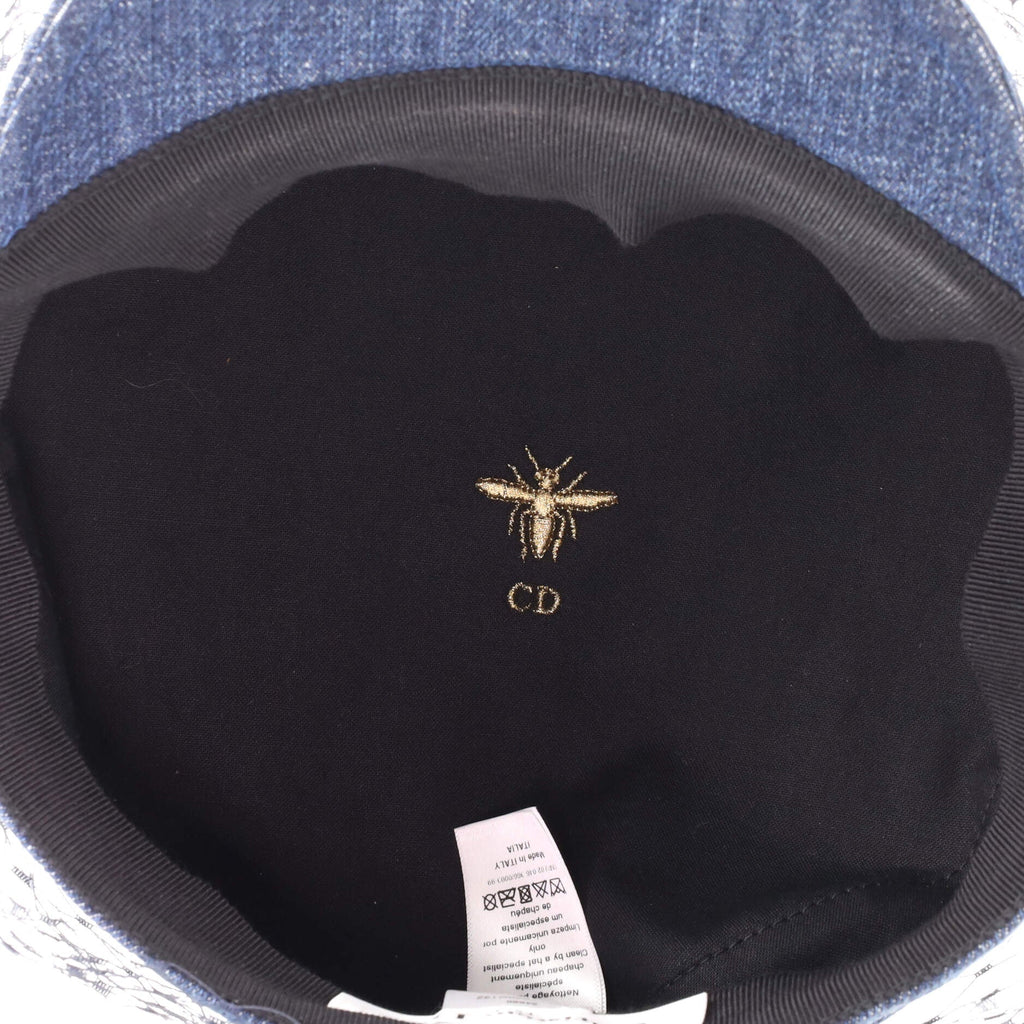 Arty Veil Newsboy Cap Denim Small