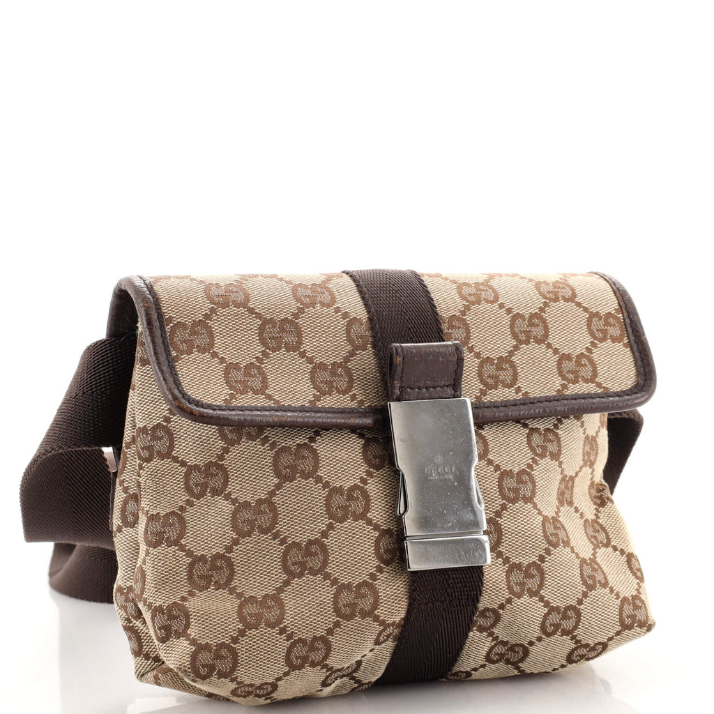 Buckle Belt Bag GG Canvas Mini