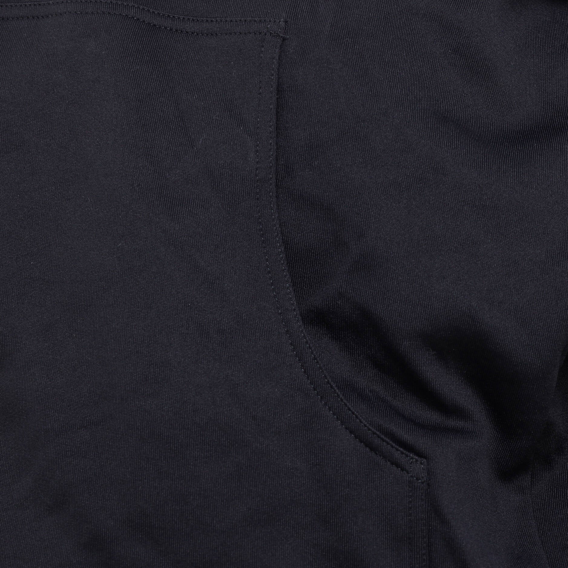 Men's Greca-Trimmed Zip Hoodie Polyamide and Printed Silk