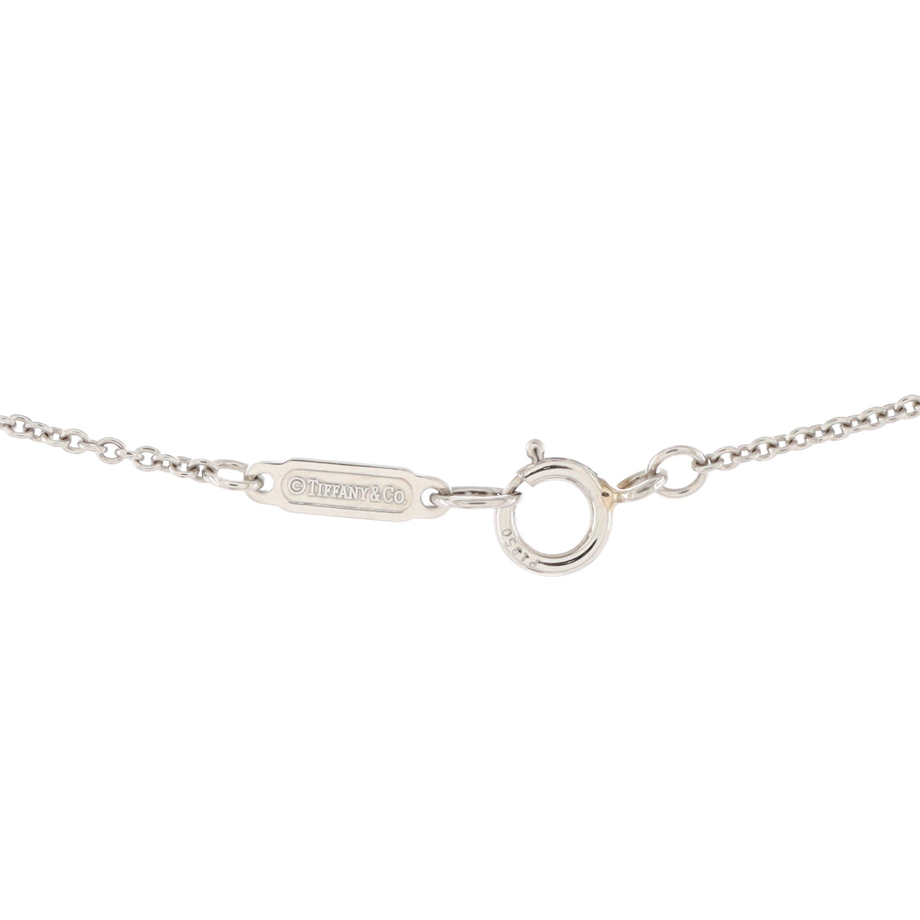 Fleur de Lis Key Bar Pendant Necklace Platinum with Diamonds