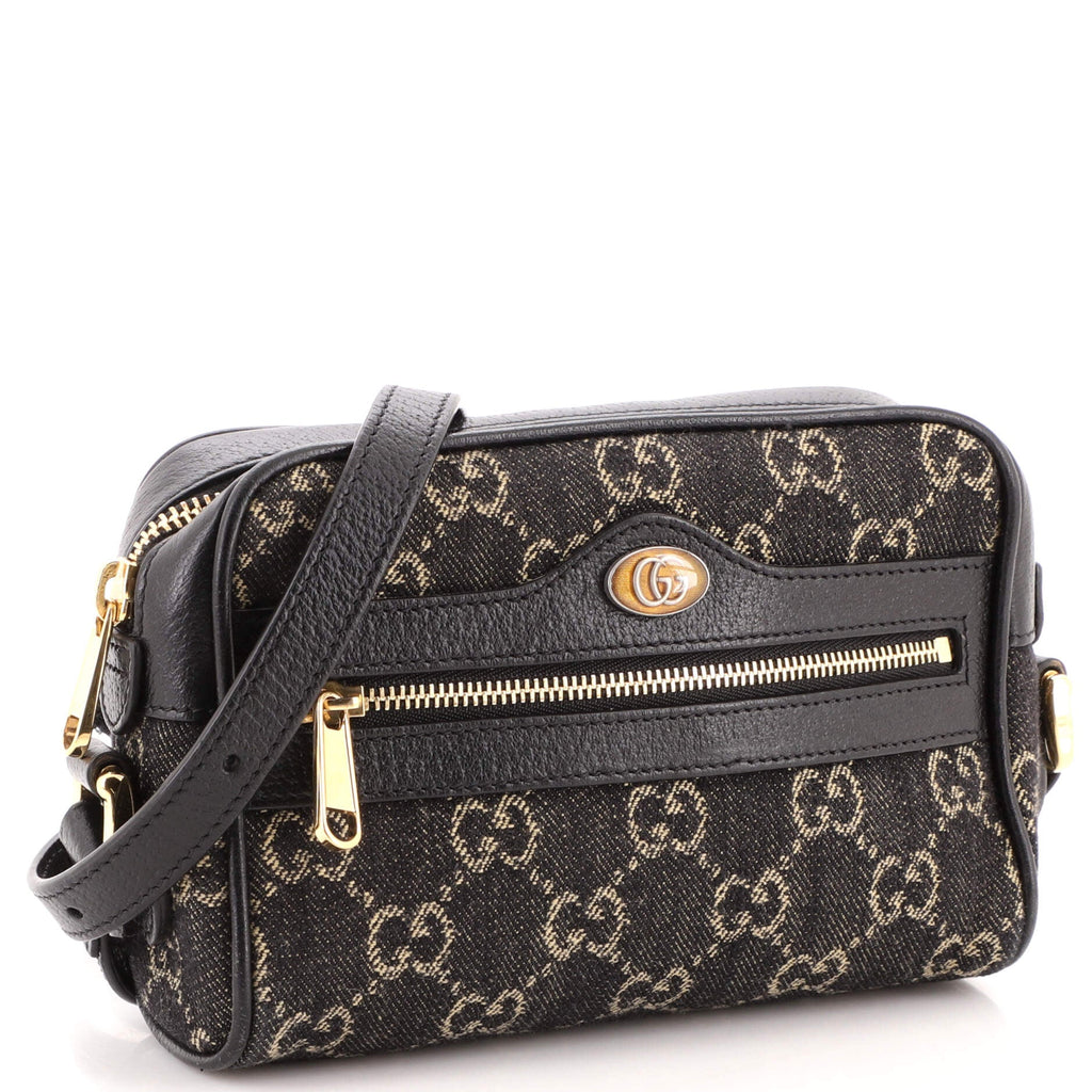 Ophidia Shoulder Bag GG Denim Mini
