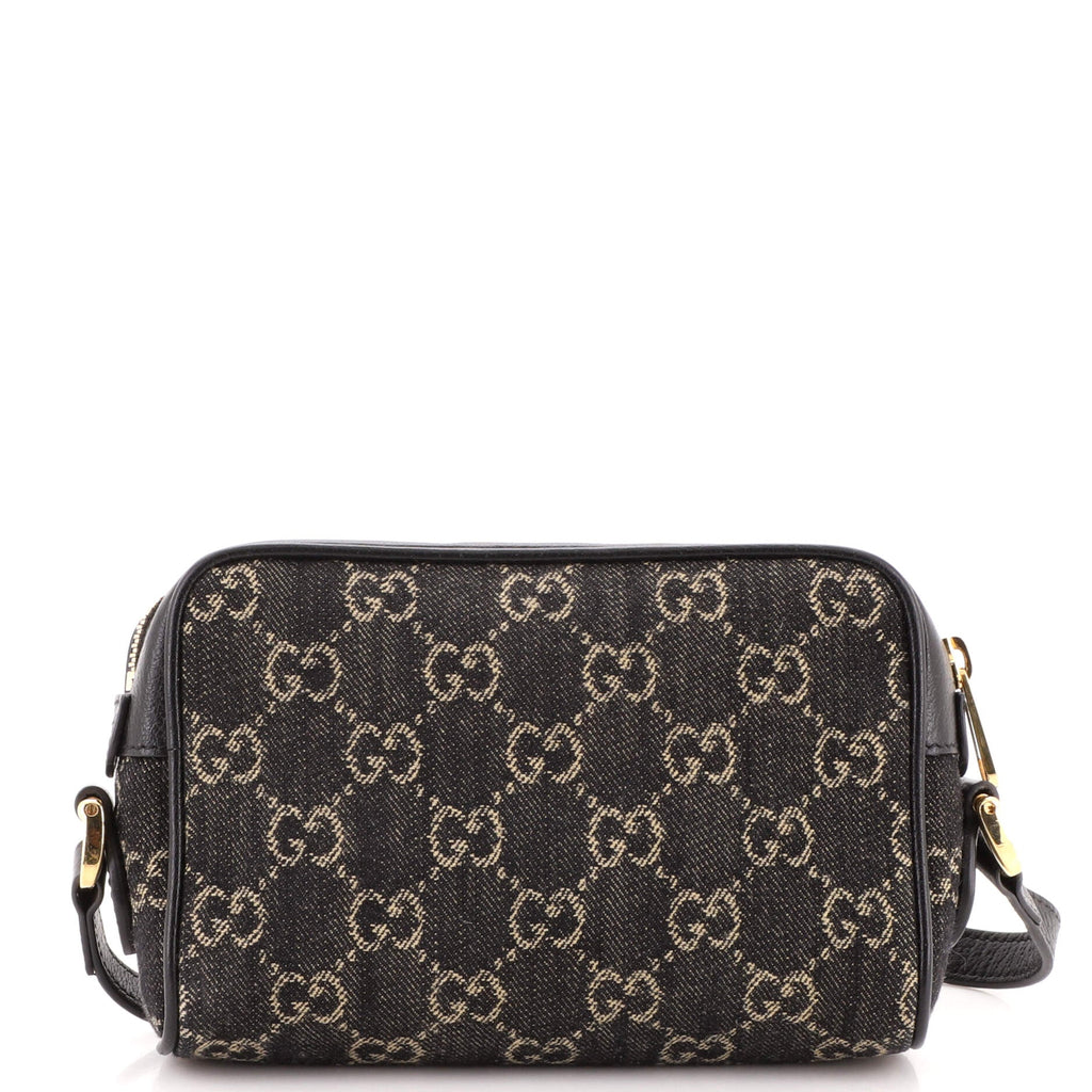 Ophidia Shoulder Bag GG Denim Mini